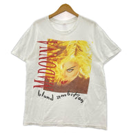 半袖Tシャツ 90s MADONNA Blond Ambition 白 XL ホワイト