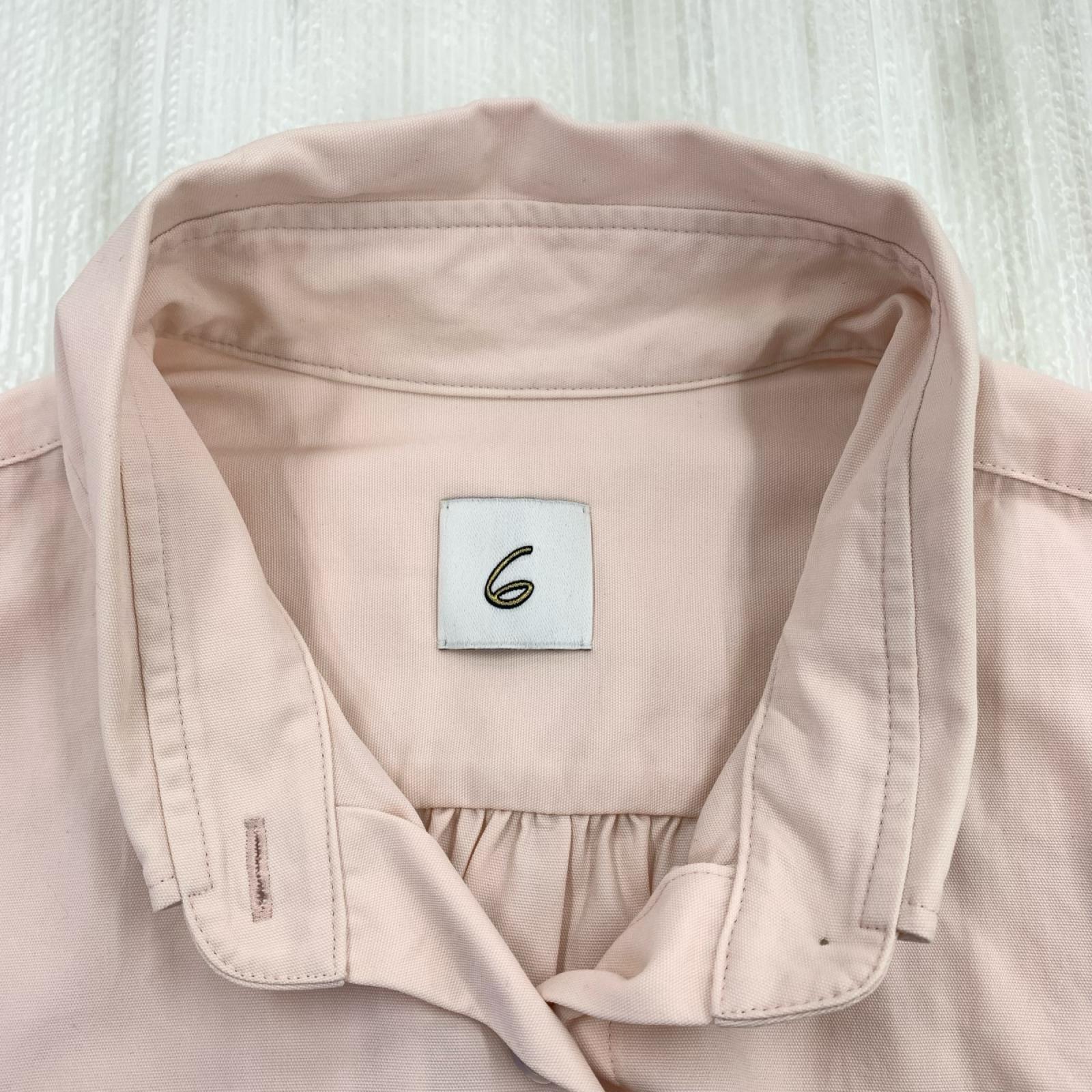 半袖シャツ COTTON BD SHORT SLEEVE SHIRT ピンク