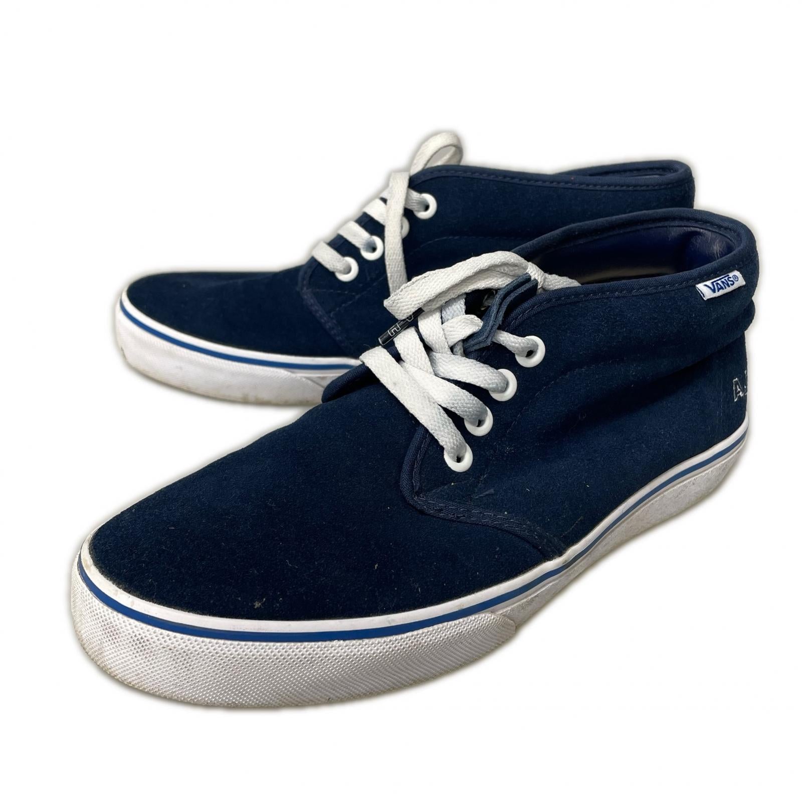 スニーカー VANSx A.H. 長谷川 昭雄 x BEAMS V49CF AH CHUKKA 26.5㎝ ネイビー 26.5cm (US8 1/2 UK8 EU43)