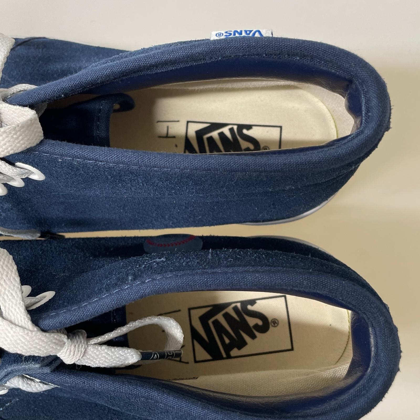 スニーカー VANSx A.H. 長谷川 昭雄 x BEAMS V49CF AH CHUKKA 26.5㎝ ネイビー 26.5cm (US8 1/2 UK8 EU43)