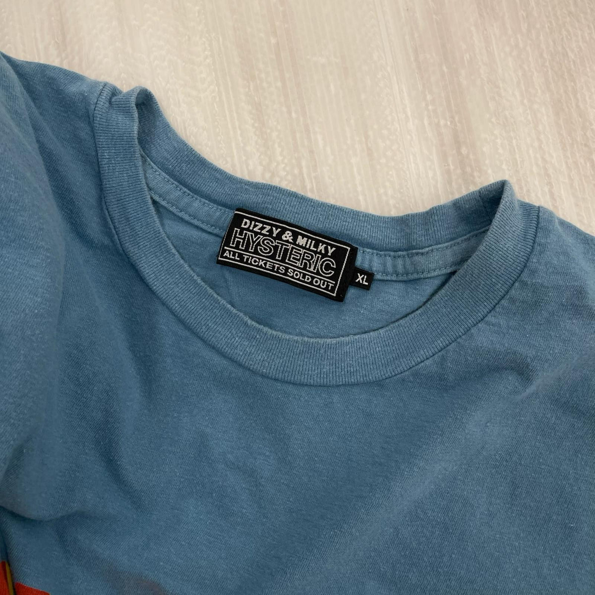 半袖Tシャツ HYSTERIC GLAMOUR HYSTERIC FLAVOR プリントTee XL ブルー