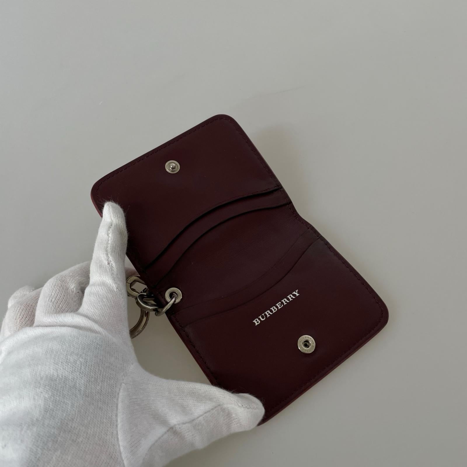 コンパクトウォレット BURBERRY カードケース ピンク ピンク