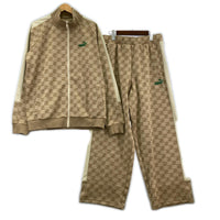 ジャケット PUMA CORE HERITAGE ジャガード セットアップ L ベージュ