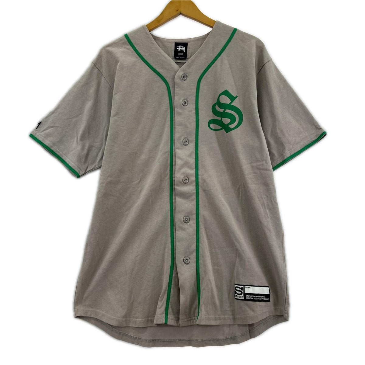 半袖シャツ Baseball Jersey/グレー M グレー