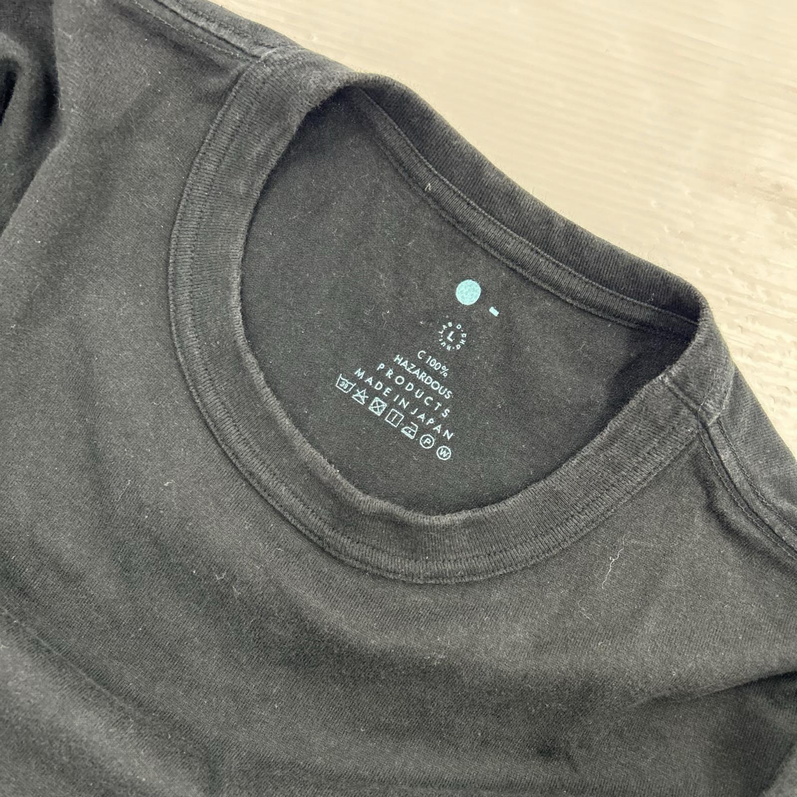 長袖Tシャツ HAZARDOUS PRODUCTS L/S Tee L ブラック