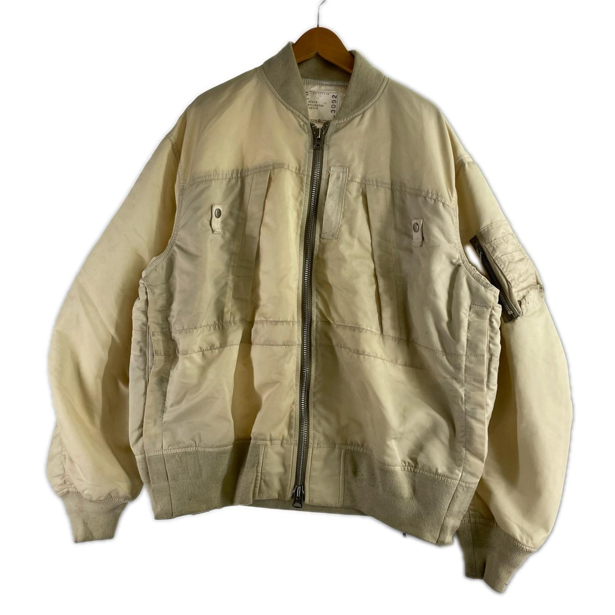 ミリタリージャケット 23SS Nylon Twill Blouson 23-03092M (3) 3 ホワイト