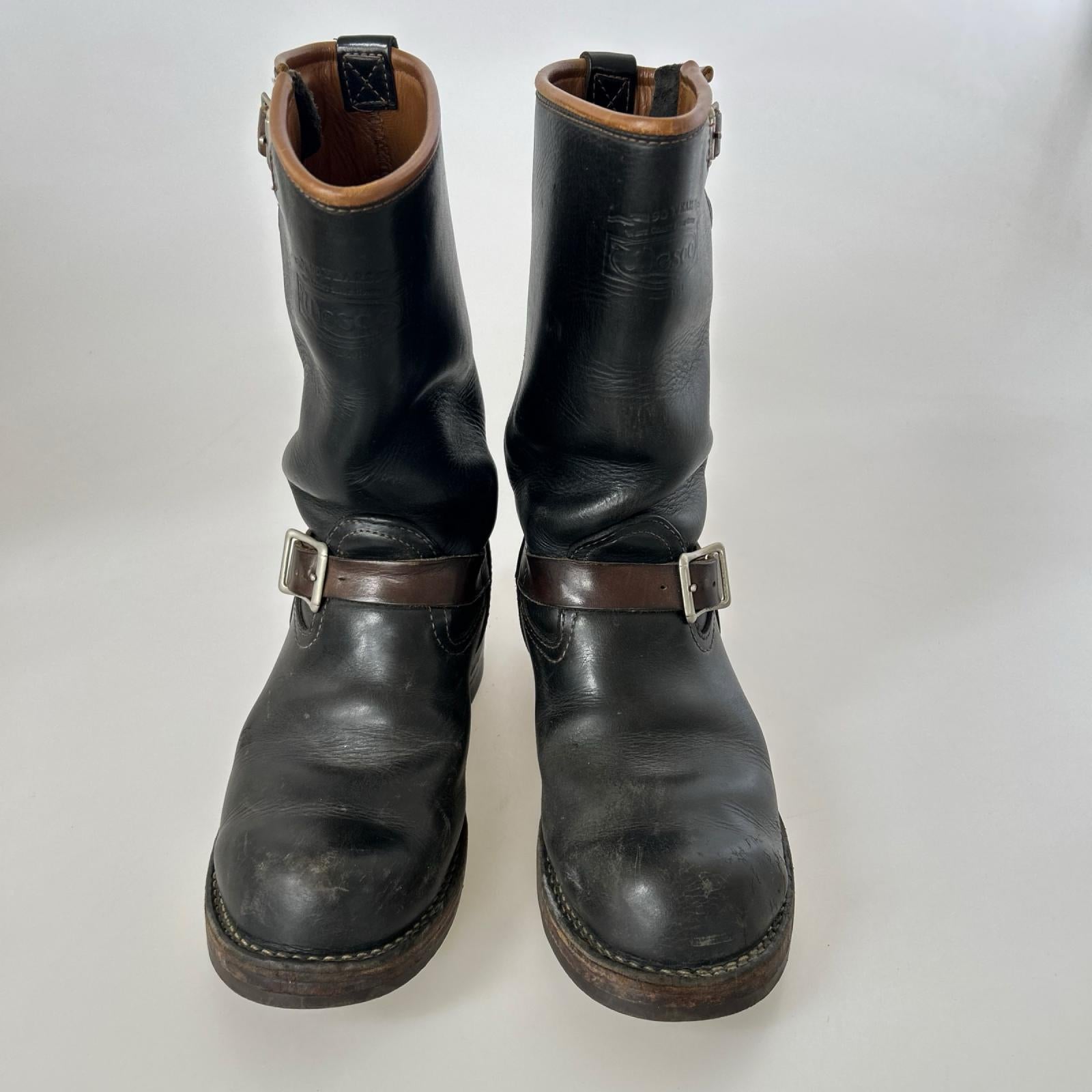 ブーツ CUSTOM BOSS エンジニアブーツ 8 1/2E 黒 ブラック