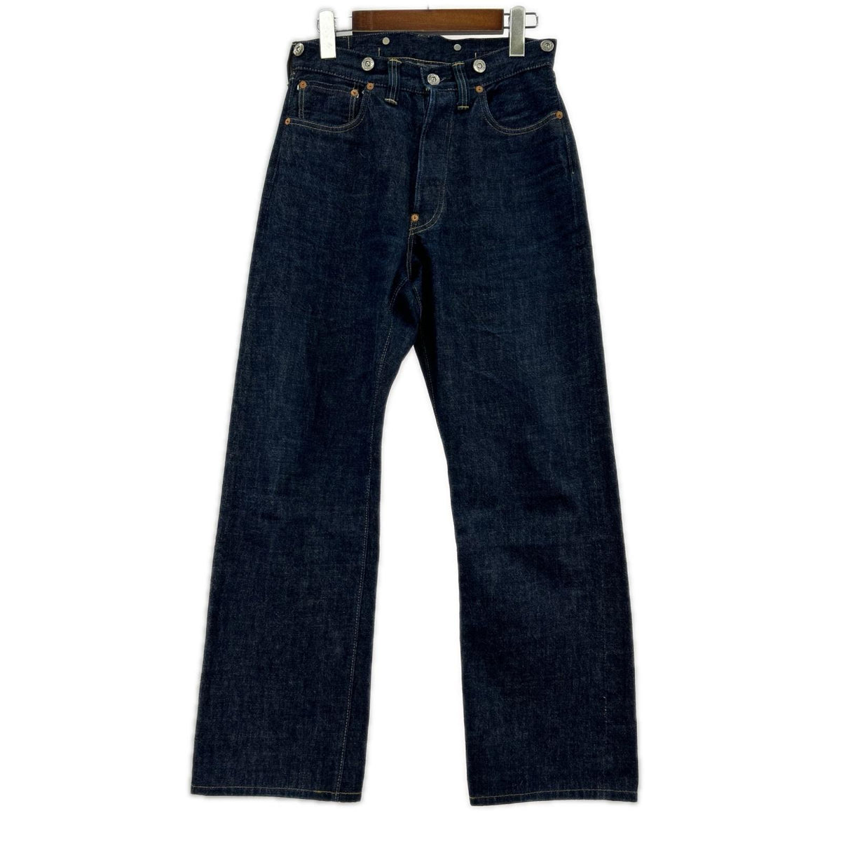 デニムパンツ TCB JEANS シンチバック w28 28 ネイビー