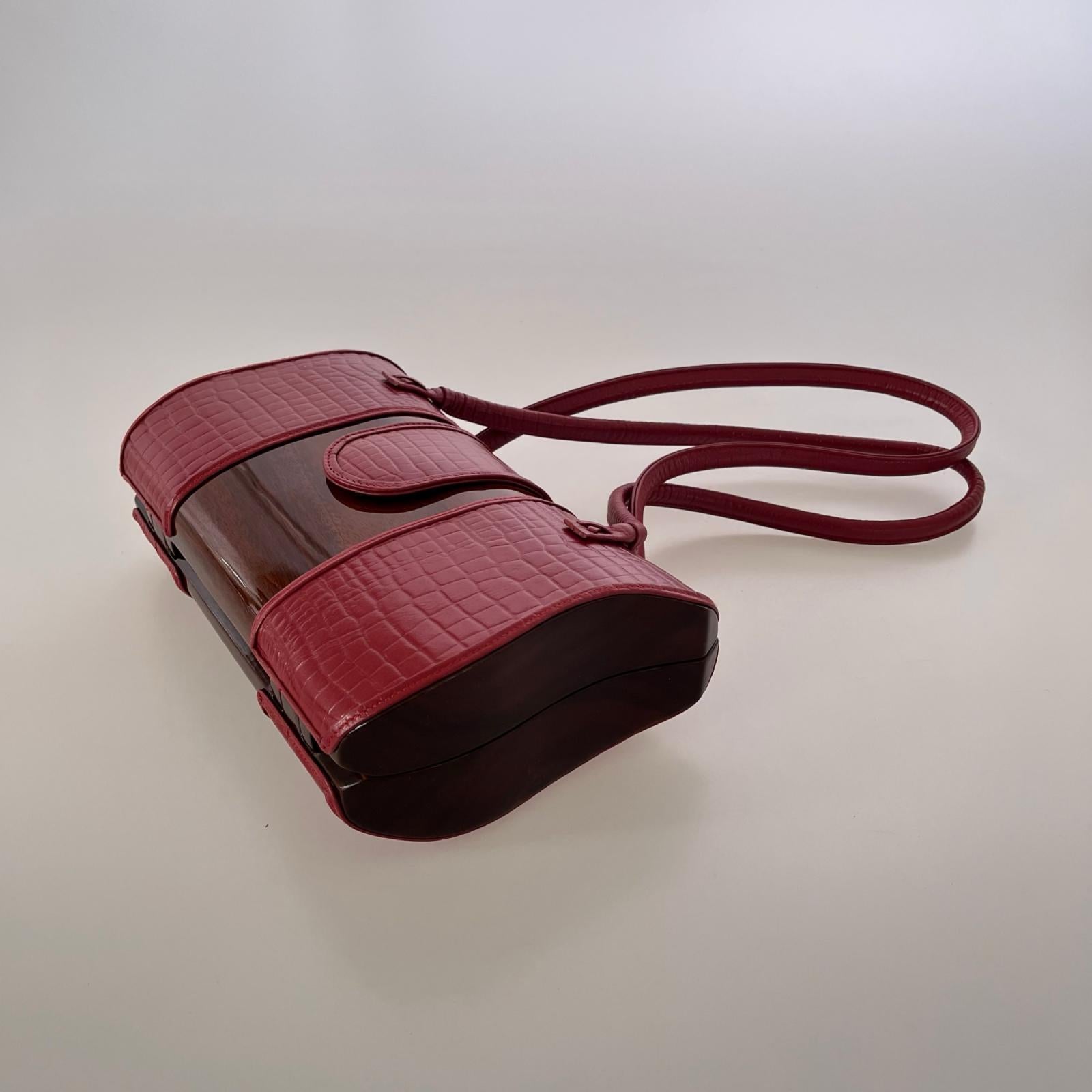 トートバッグ Rocio/AMANRA NAPPA LEATHER HANDBAG レッド