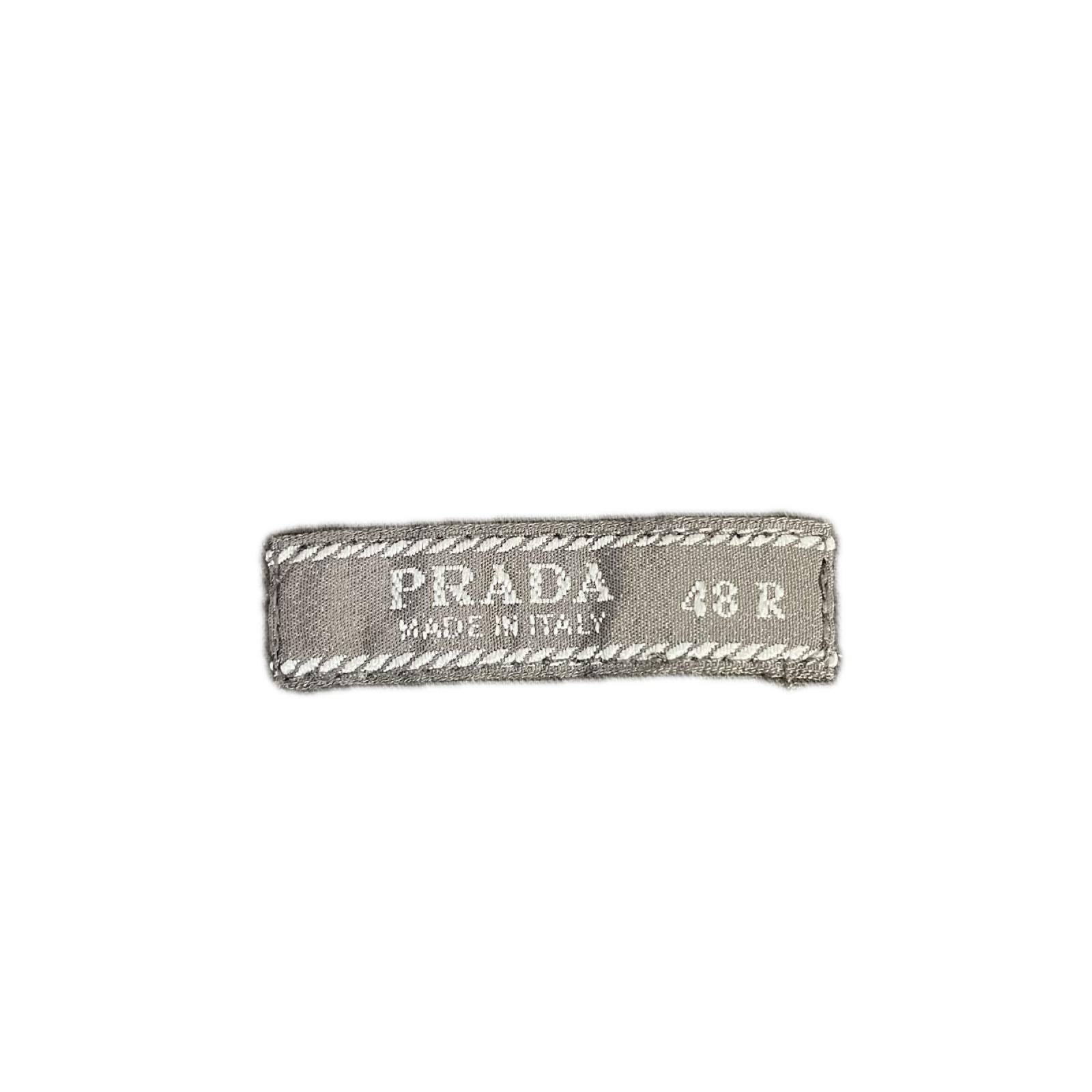 PRADA/セットアップ/ストライプ/グレー
