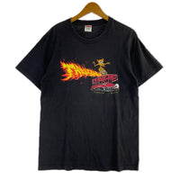 半袖Tシャツ Thrasher Back Tail Tee Black S ブラック