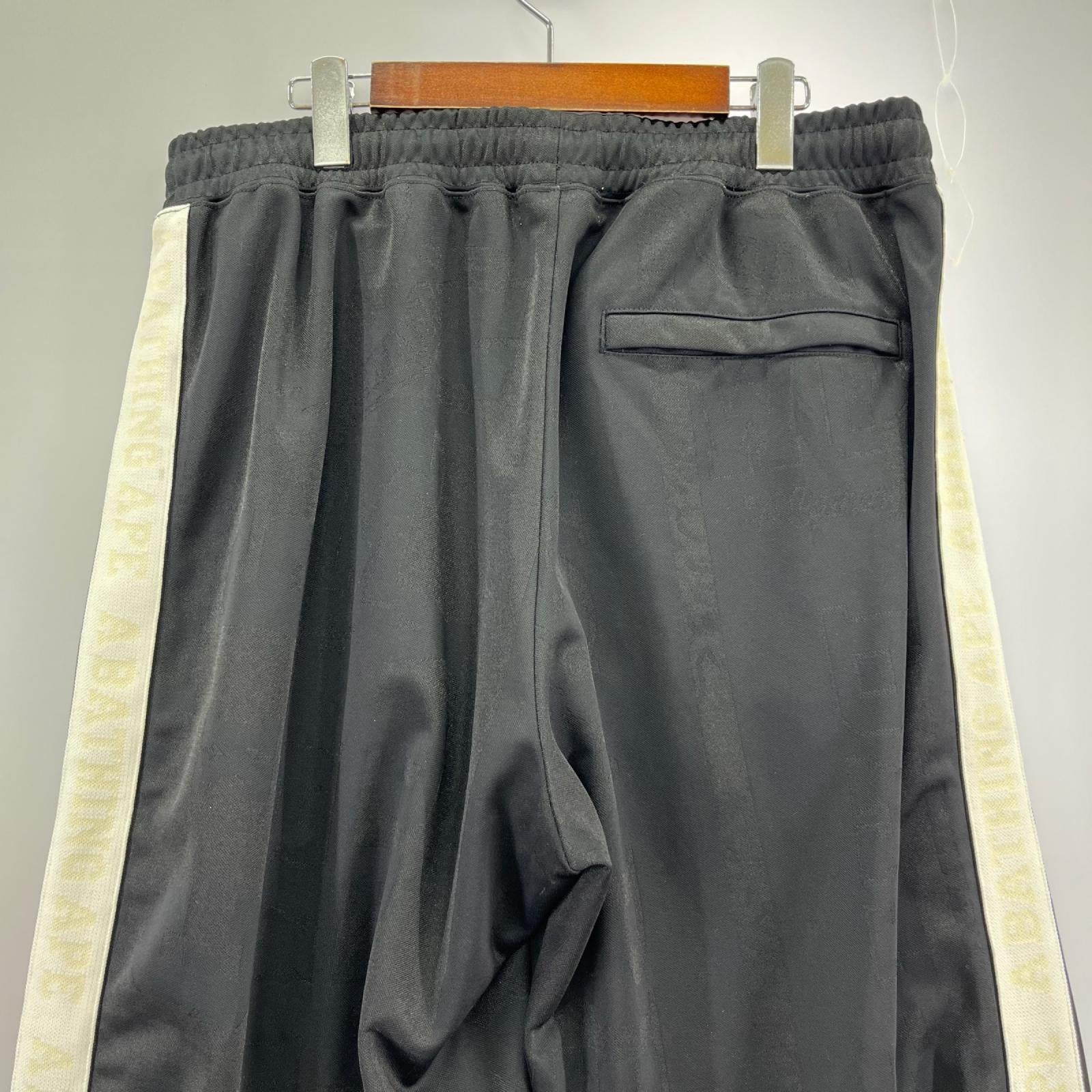 パンツ サイドライン トラックパンツ ブラック XL ブラック
