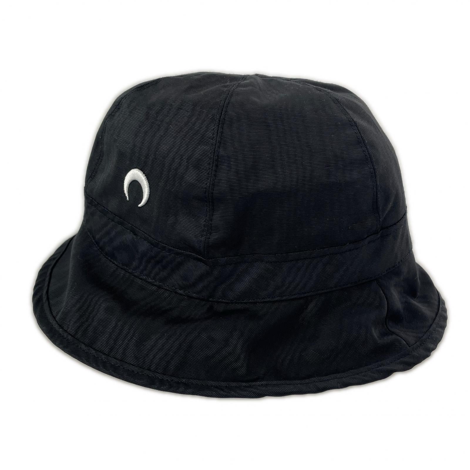 ハット MARINE SERRE MOIRE BUCKET HAT ブラック