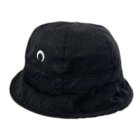 ハット MARINE SERRE MOIRE BUCKET HAT ブラック