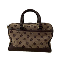 ショルダーバッグ MARY QUANT ジャガード 2wayミニボストンBR ブラウン