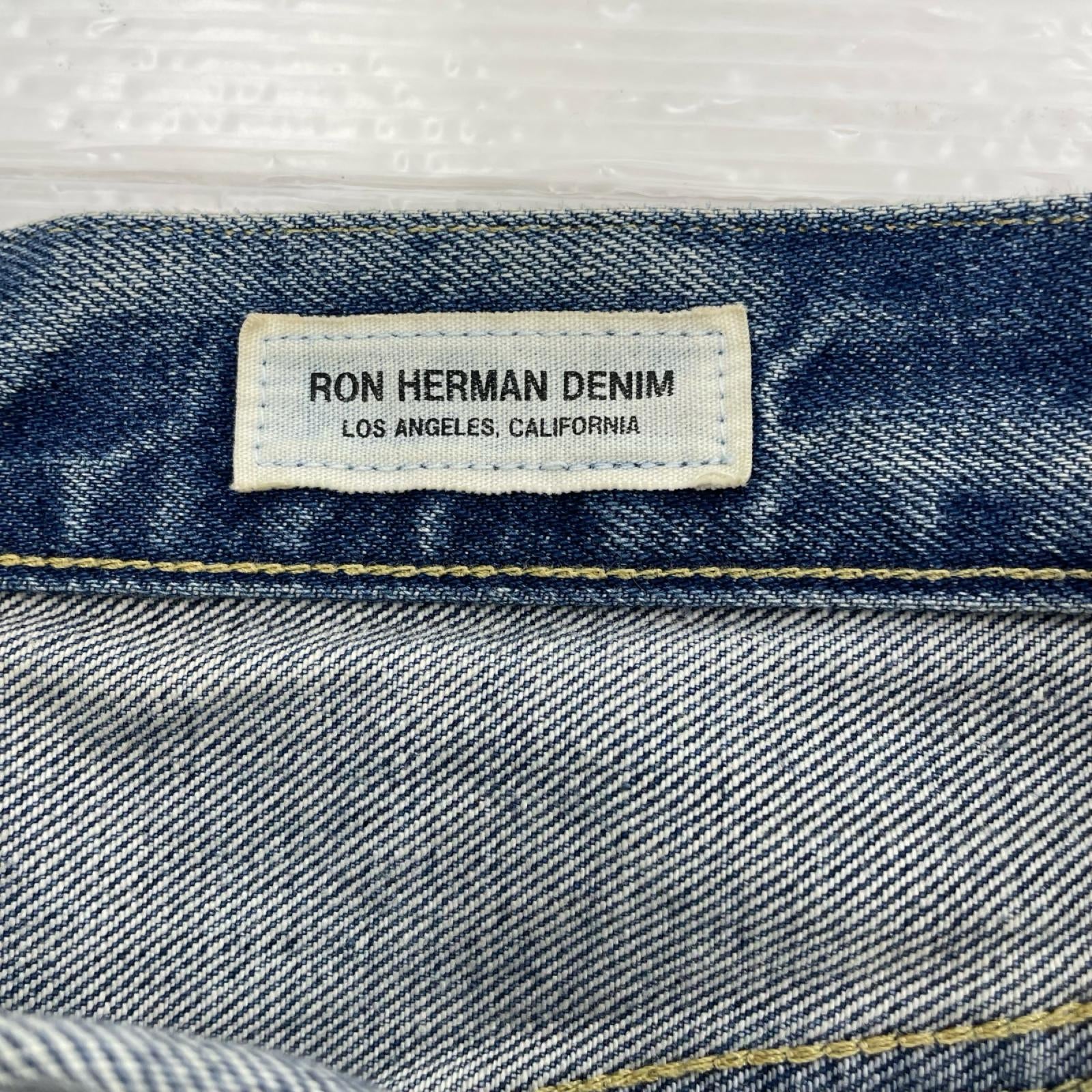 デニムパンツ Ron Herman Used Straight Denim Pants 加工デニムパンツ 30 ブルー 30