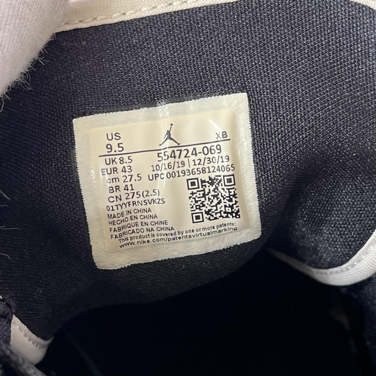 スニーカー AIR JORDAN 1 MID CICAGO 27.5cm 27.5cm (US9 1/2 UK9 EU45)