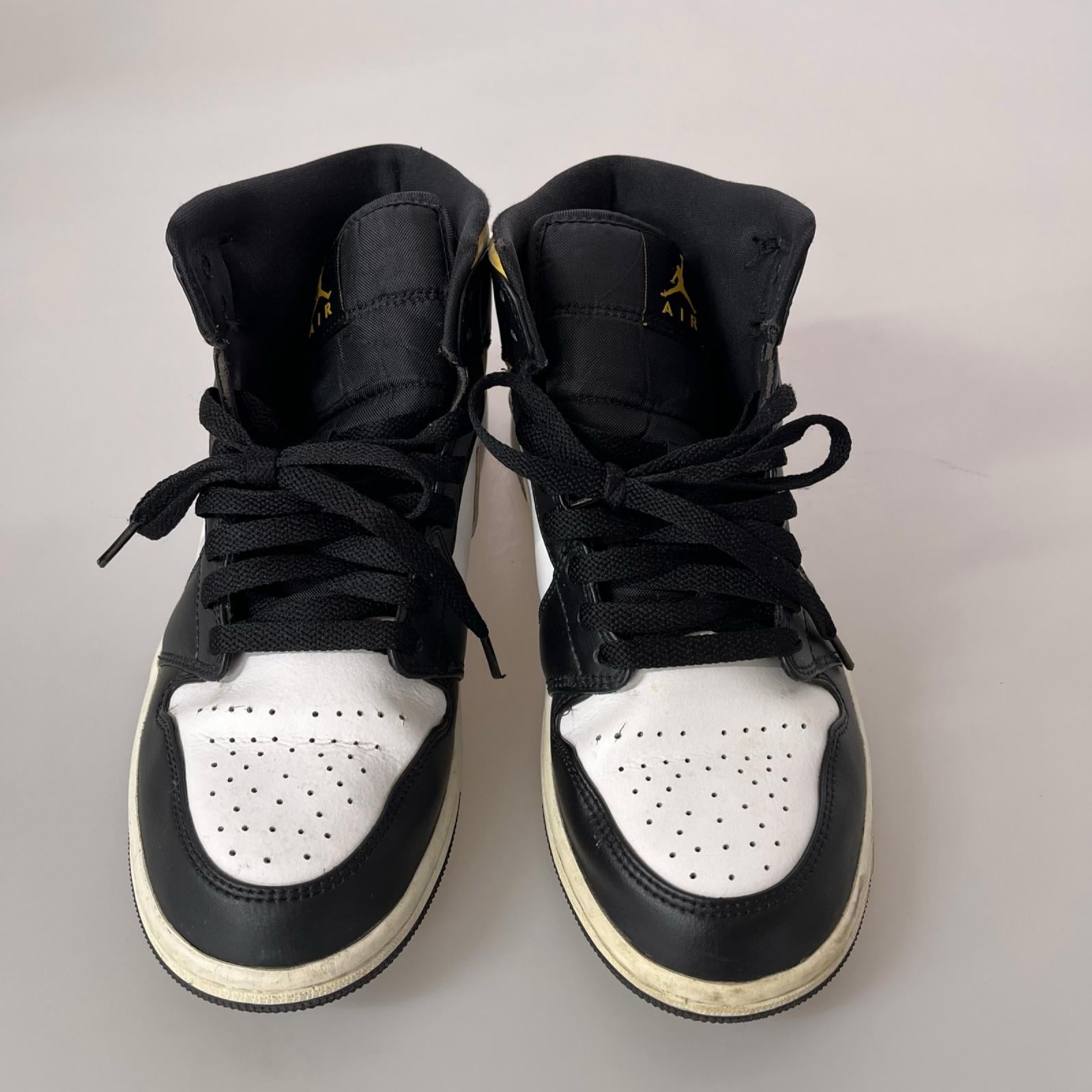 スニーカー AIR JORDAN 1 White/Pollen-Black 26.5cm 26.5cm (US8 1/2 UK8 EU43)