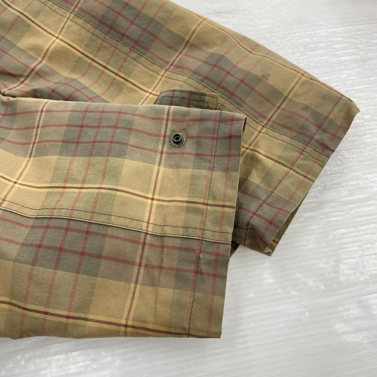 ジャケット erain チェック スウィングトップ 茶 チェック L L ブラウン