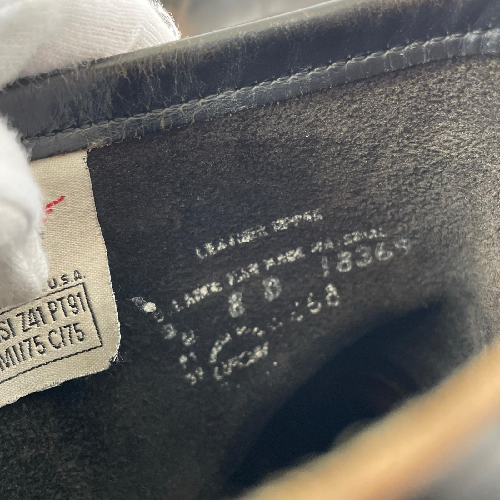 ブーツ RED WING 2268 PT91 刺繍タグ エンジニアブーツ 8D 黒 ブラック