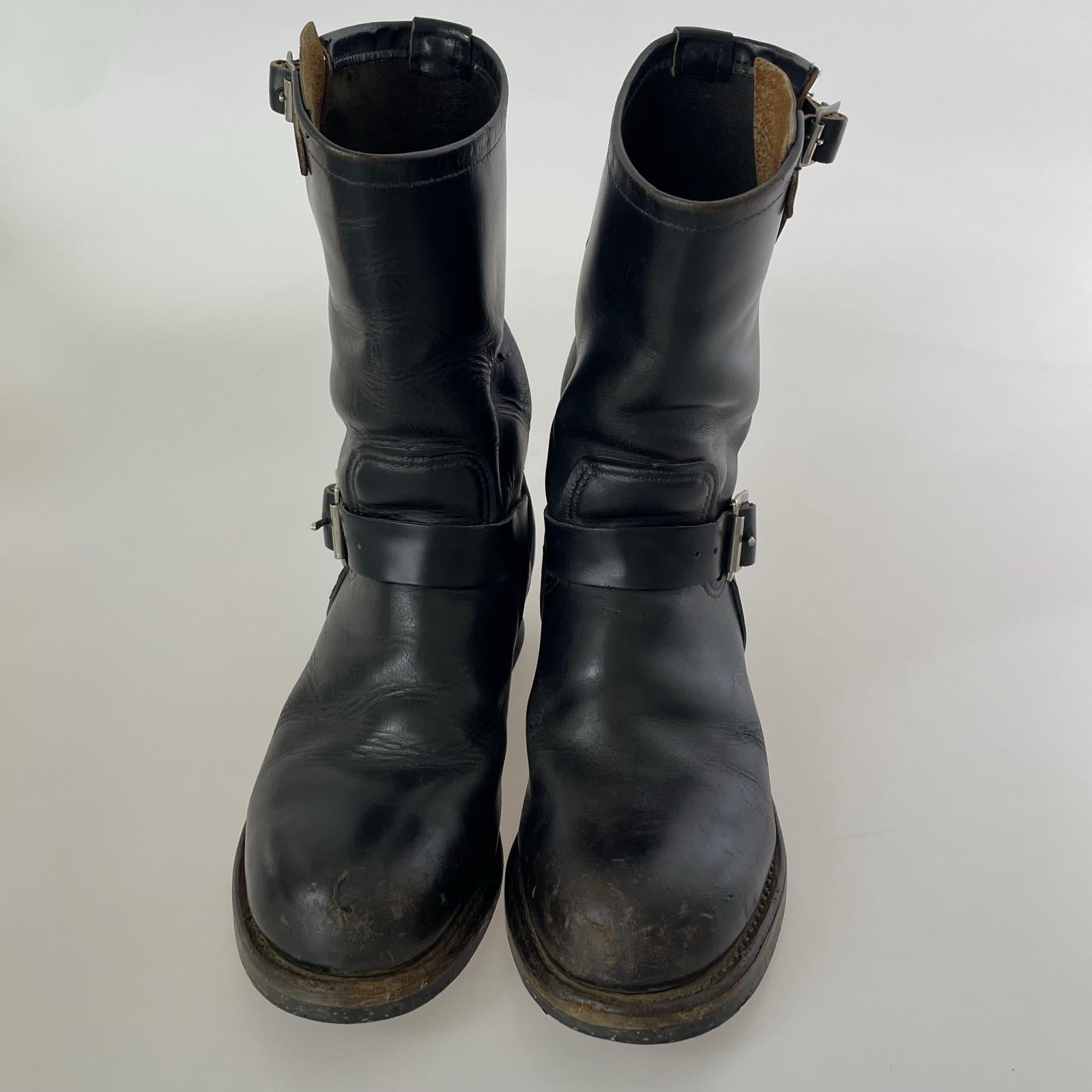 ブーツ RED WING 2268 PT91 刺繍タグ エンジニアブーツ 8D 黒 ブラック