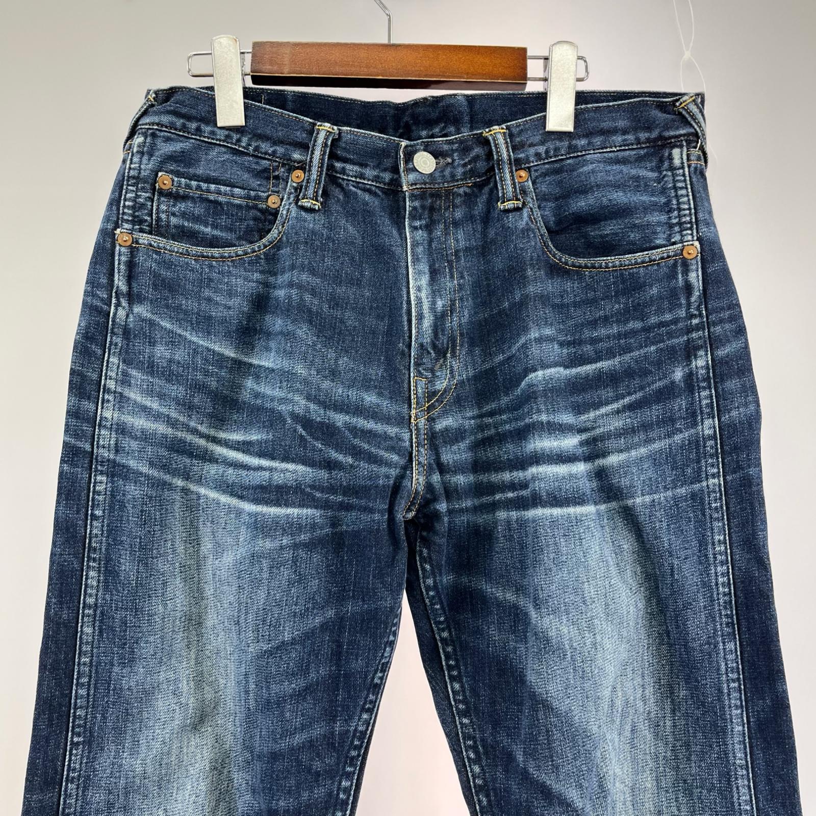 デニムパンツ ×WAREHOUSE 910 デニムパンツ 34 ネイビー