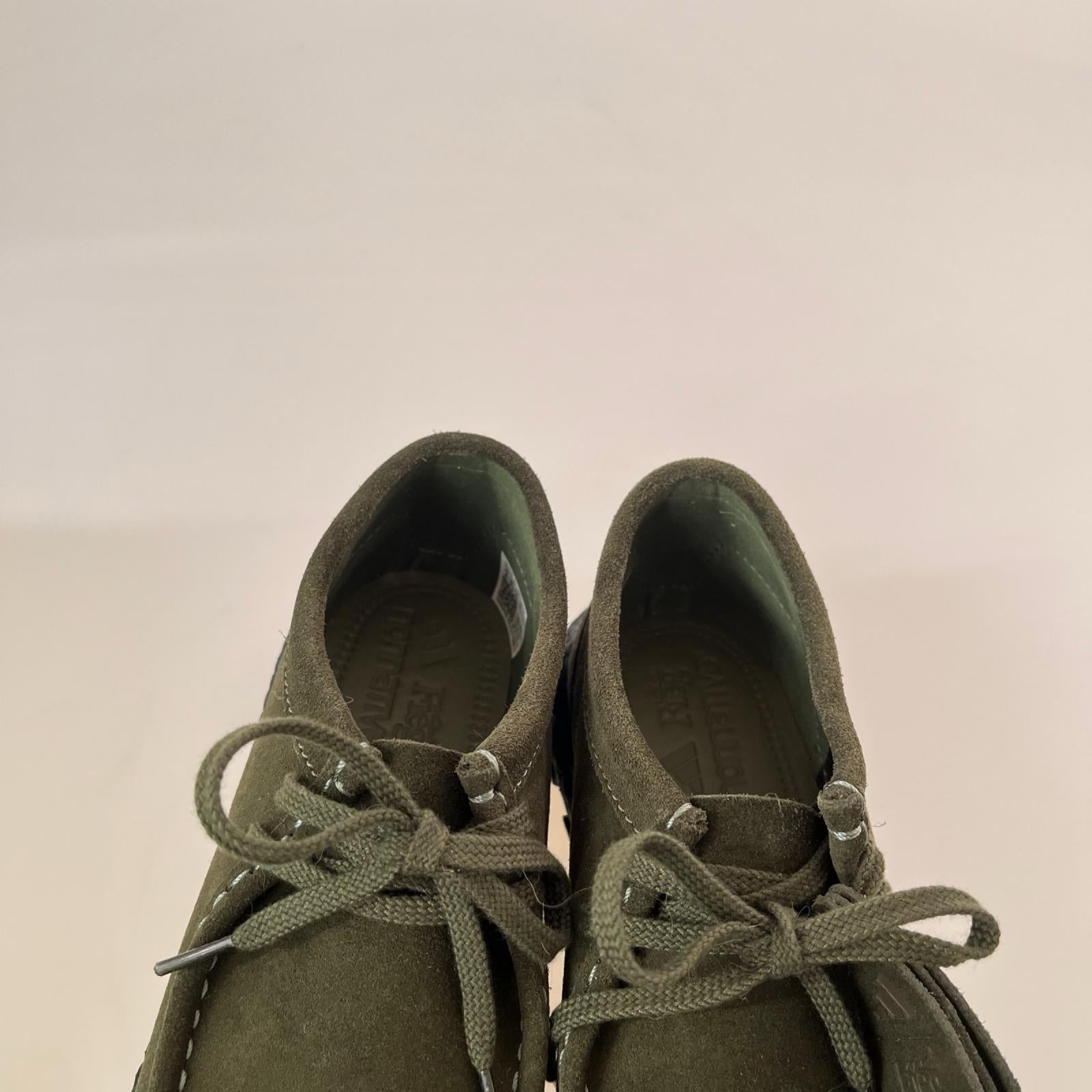 シューズ CLARKS/nonnative/KITH/ワラビーウルトラブースト 26cm (US8 UK7 1/2 EU42) グリーン