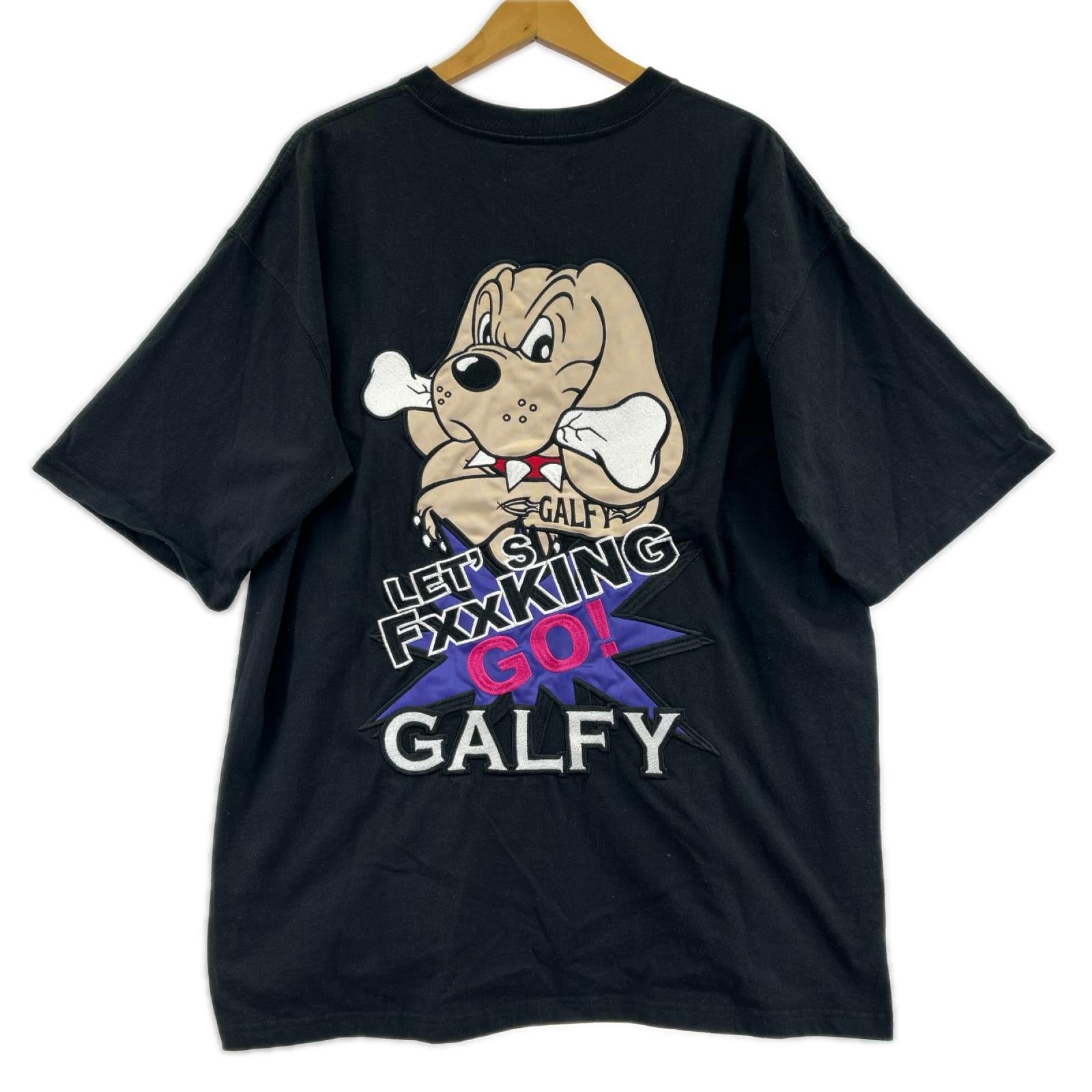 半袖Tシャツ GALFY FxxKING GO L ブラック