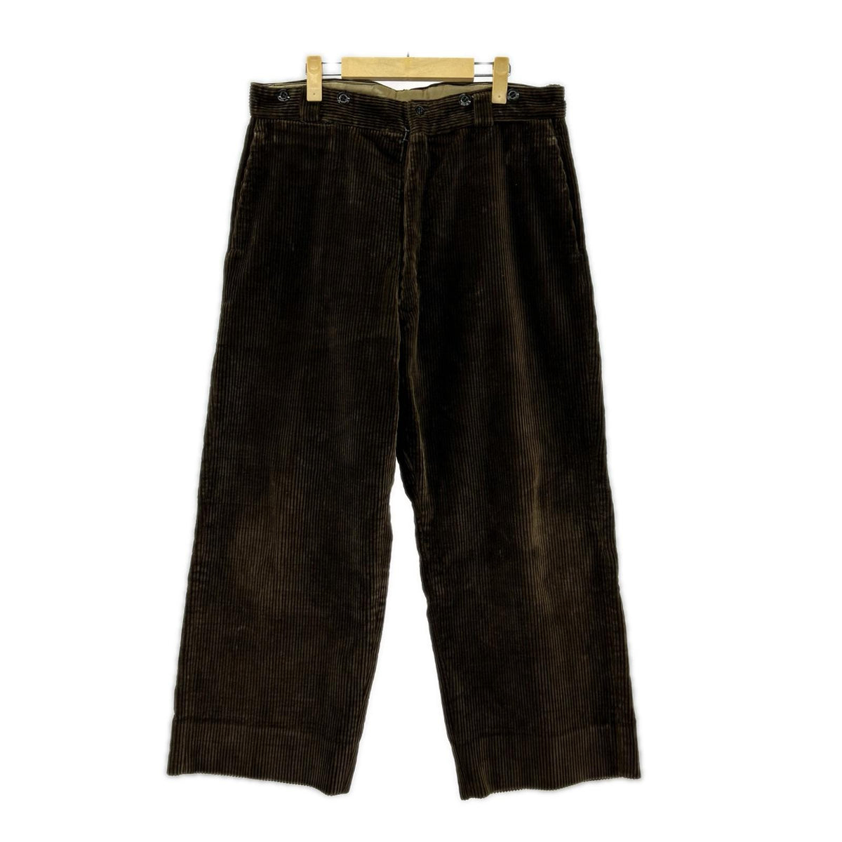 パンツ 40s~50s EURO スラックス 茶 コーデュロイ ブラウン