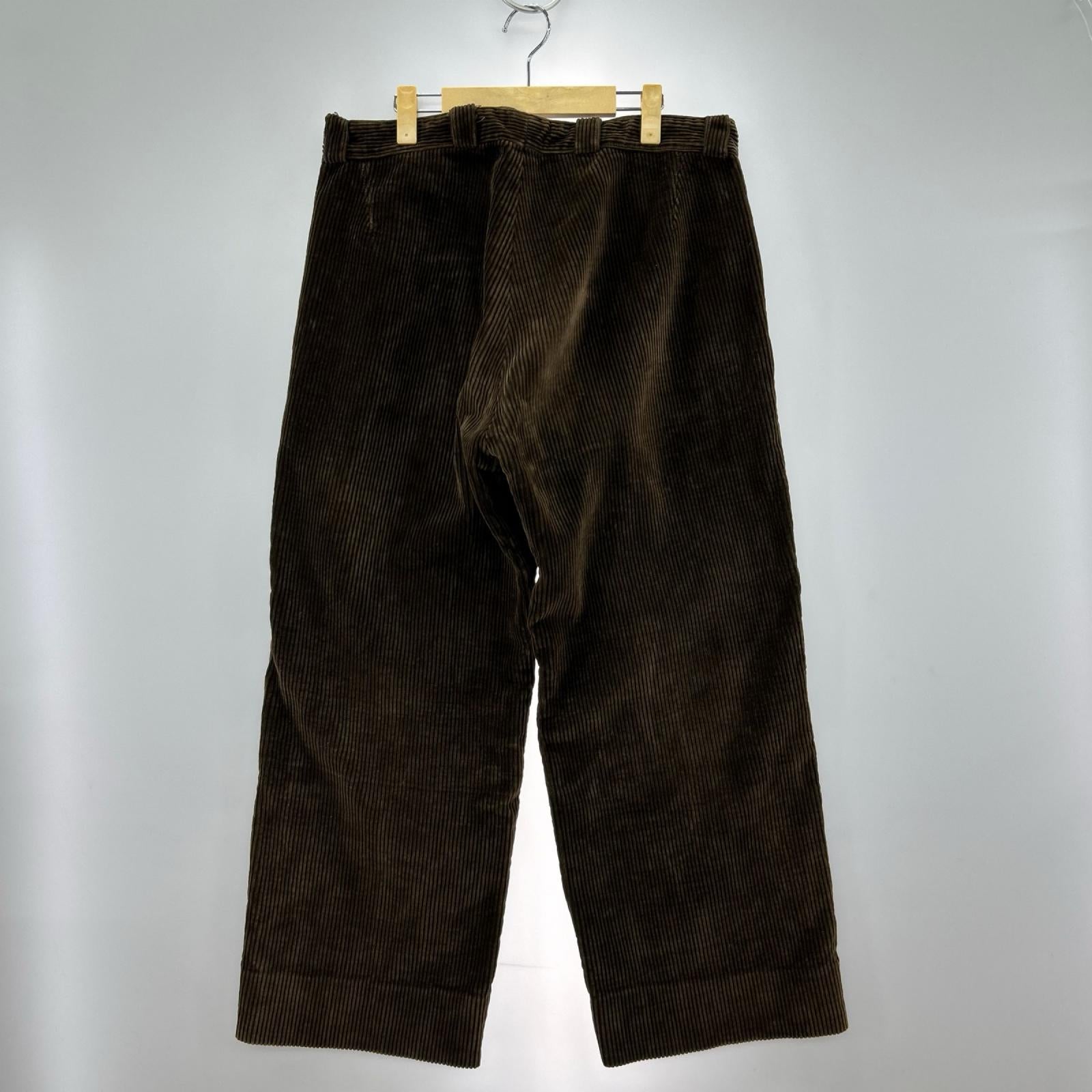 パンツ 40s~50s EURO スラックス 茶 コーデュロイ ブラウン