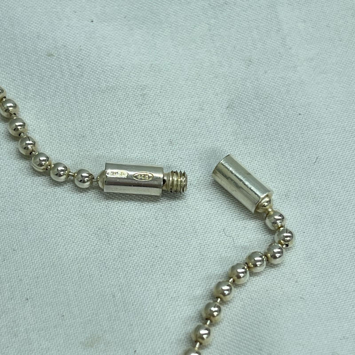 GUCCI 925 ダブルドックタグネックレス