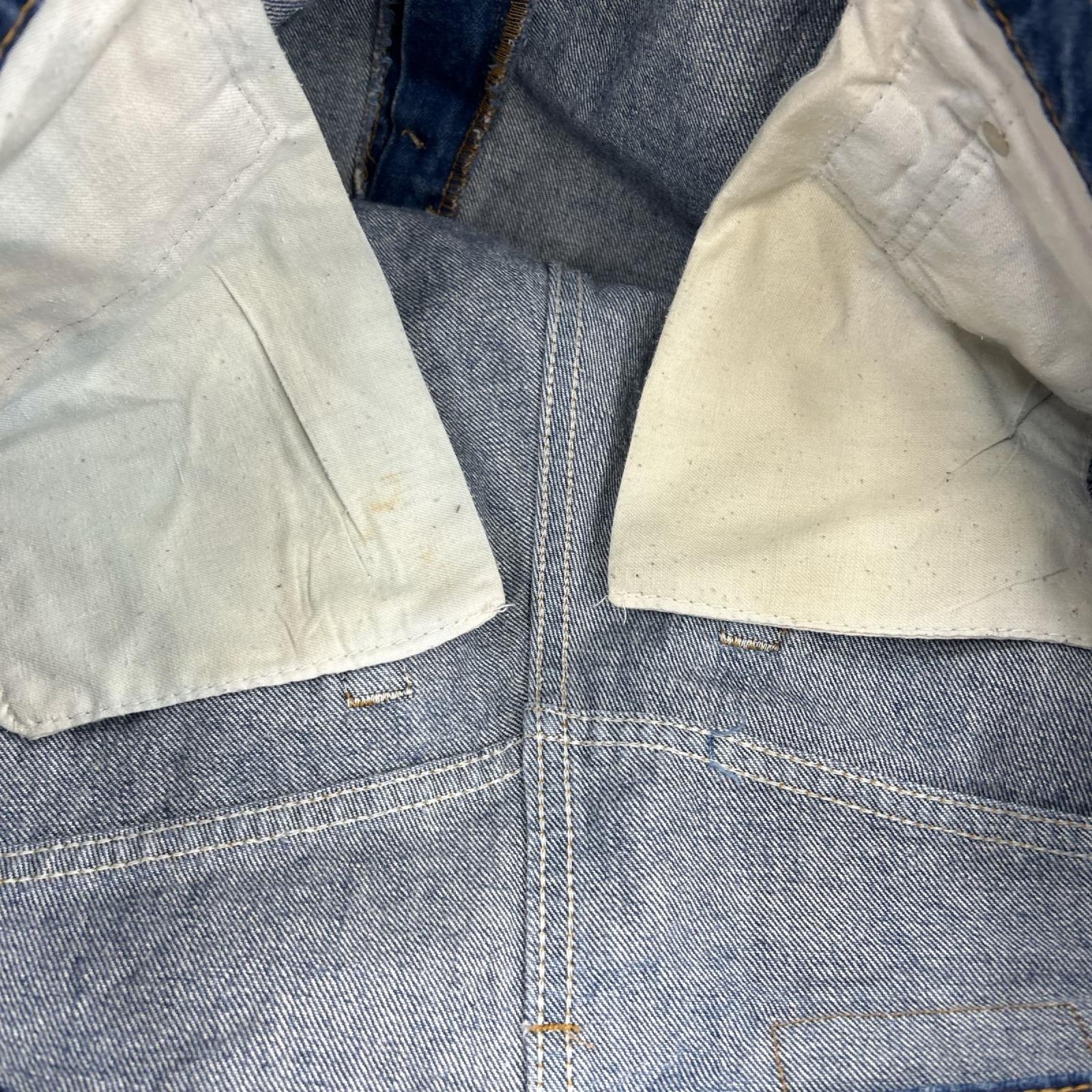 デニムパンツ 80s 505 ボタン裏532 W42 42 ネイビー