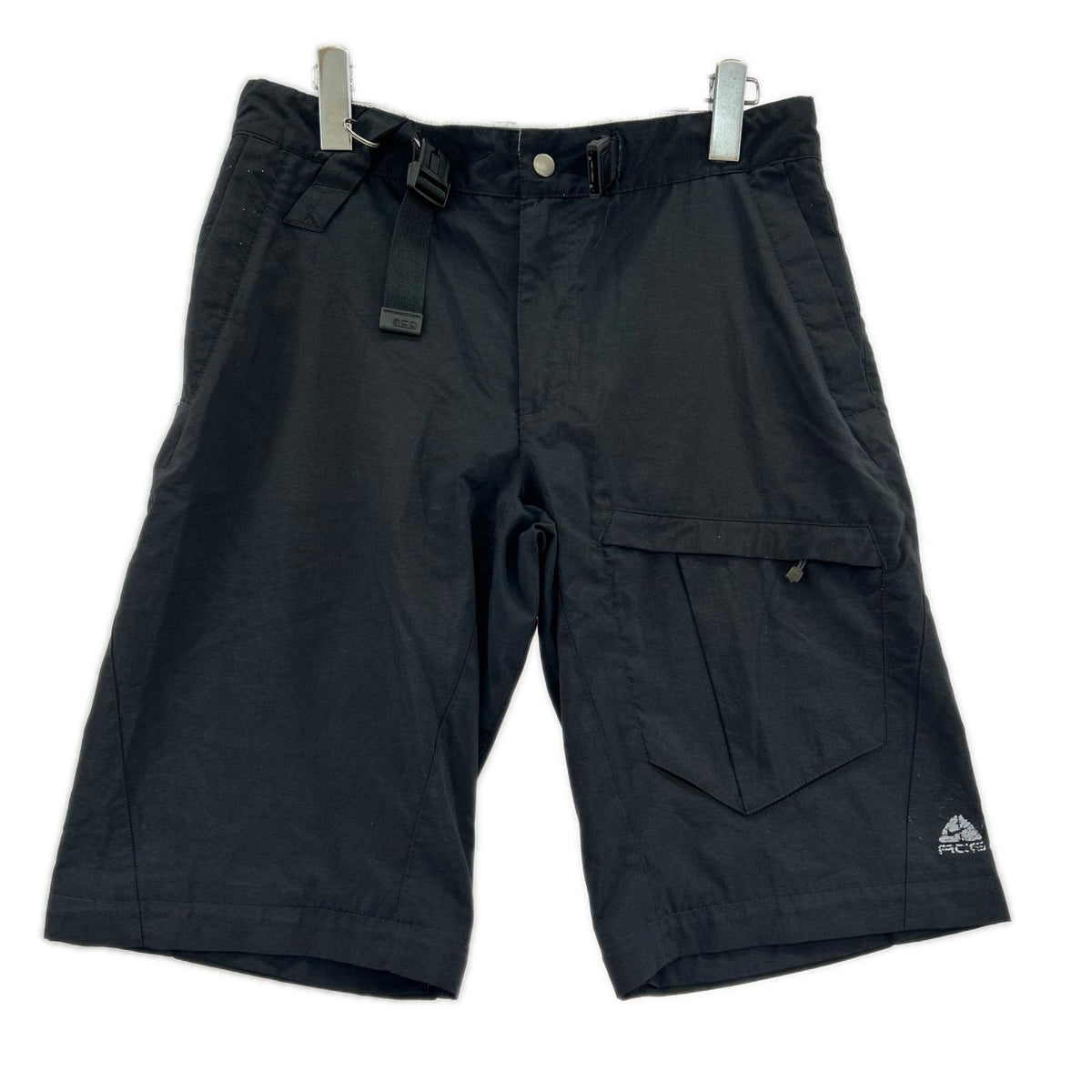 ショートパンツ NIKE ACG 00s ナイロン カーゴショーツ 黒 (SS) SS ブラック