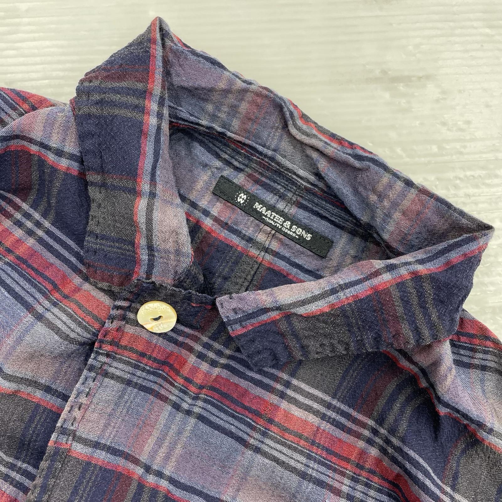 長袖シャツ 折って折ってHAND×DYED 2