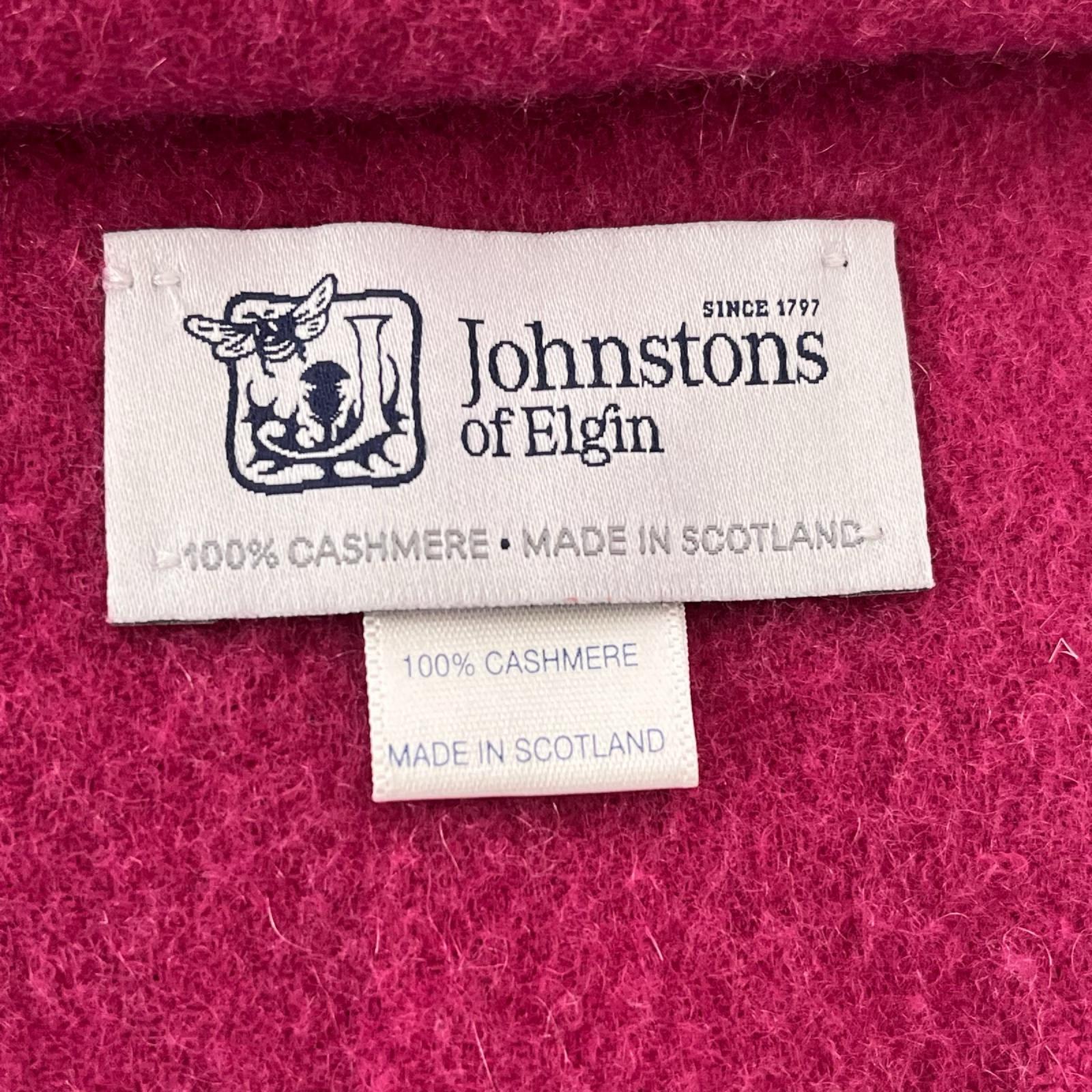 その他アクセサリー Johnstons of Elgin マフラー パープル パープル