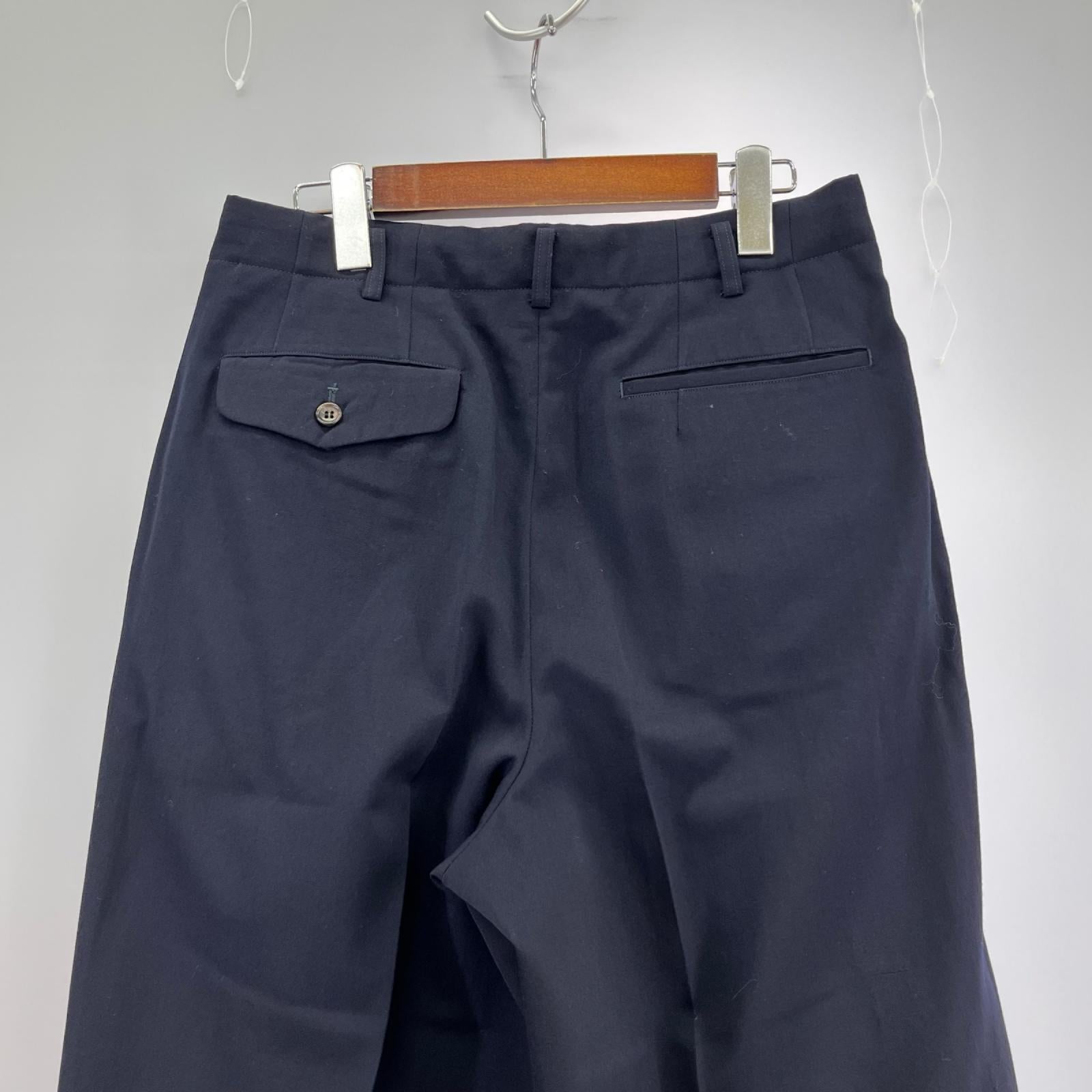 パンツ 90s 2タックスラックス ネイビー S S ネイビー