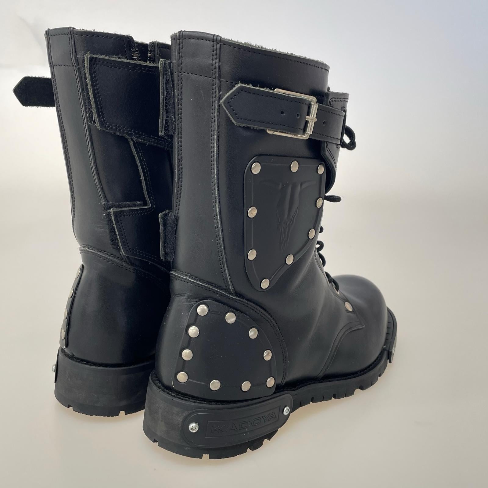 ブーツ KADOYA HAMMER BOOTS SHORT 黒 26.5cm 26.5cm (US8 1/2 UK8 EU43) ブラック
