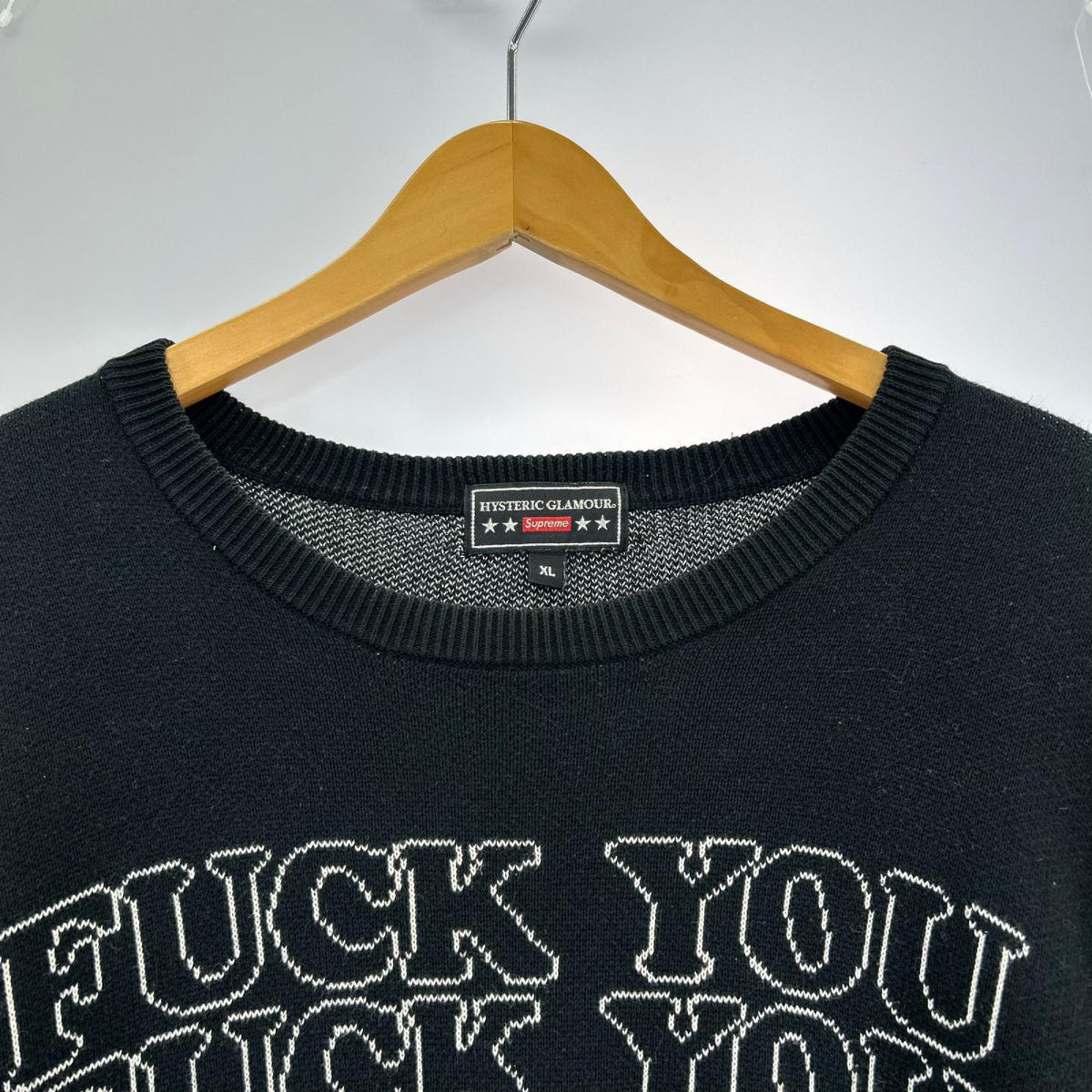ニット x HYSTERIC GLAMOUR ブラック XL ブラック