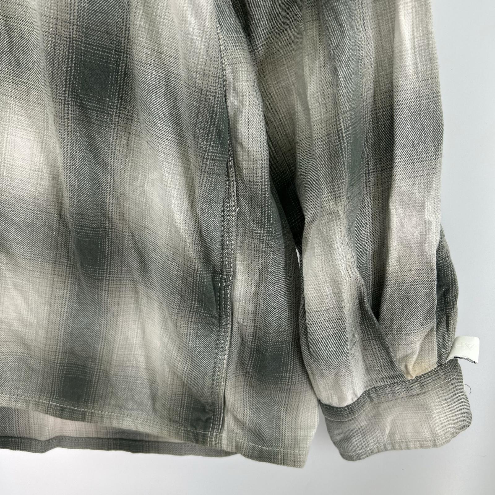 長袖シャツ CAHLUMN 231-1035 シャドウチェック (M) M グリーン