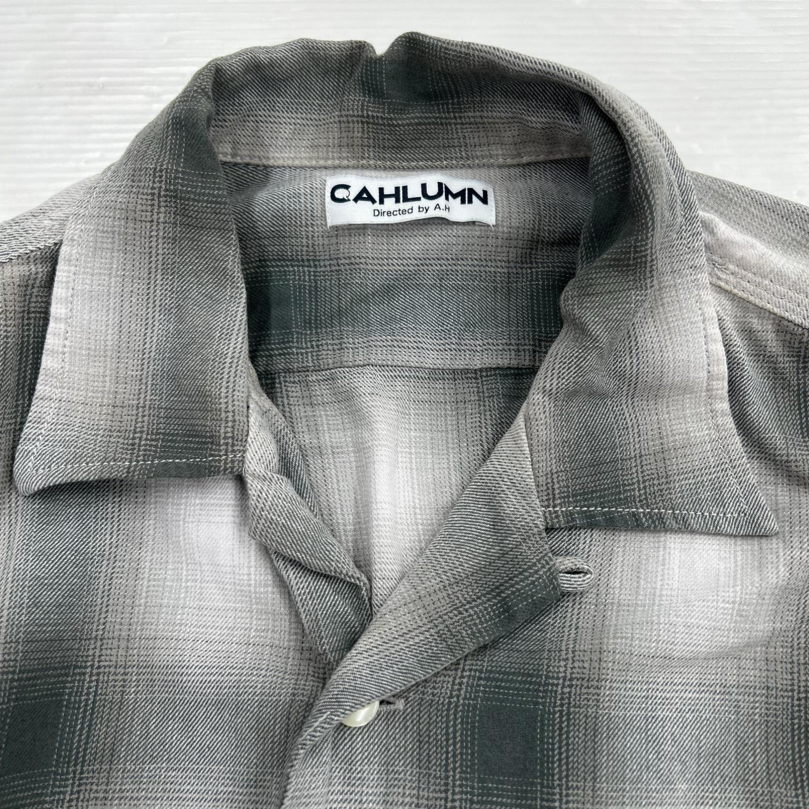 長袖シャツ CAHLUMN 231-1035 シャドウチェック (M) M グリーン
