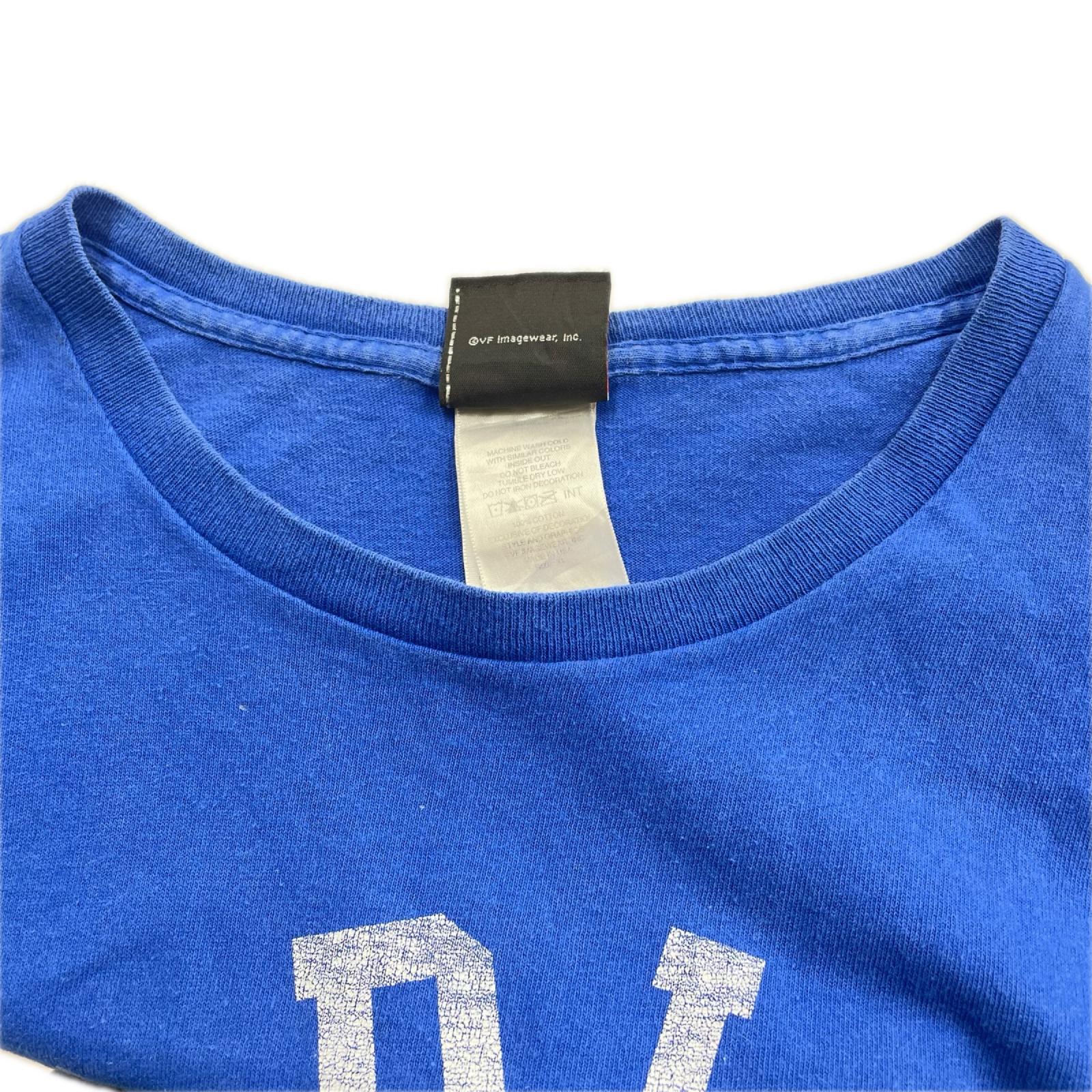 半袖Tシャツ 13年 USA製 ピンナップガール 青 (XL) ブルー