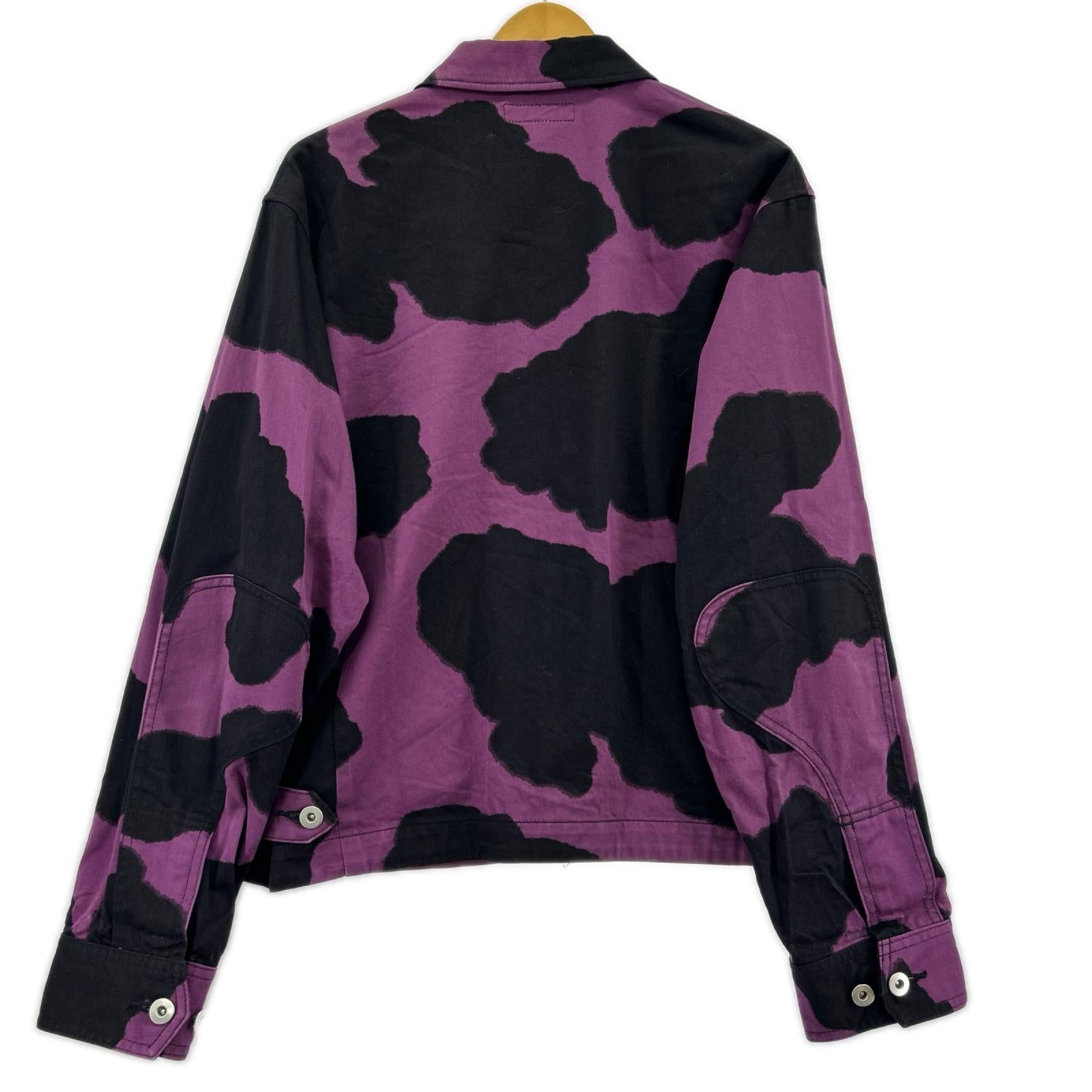 デニムジャケット 21AW Holstein Work Jacket 総柄 (L) L パープル