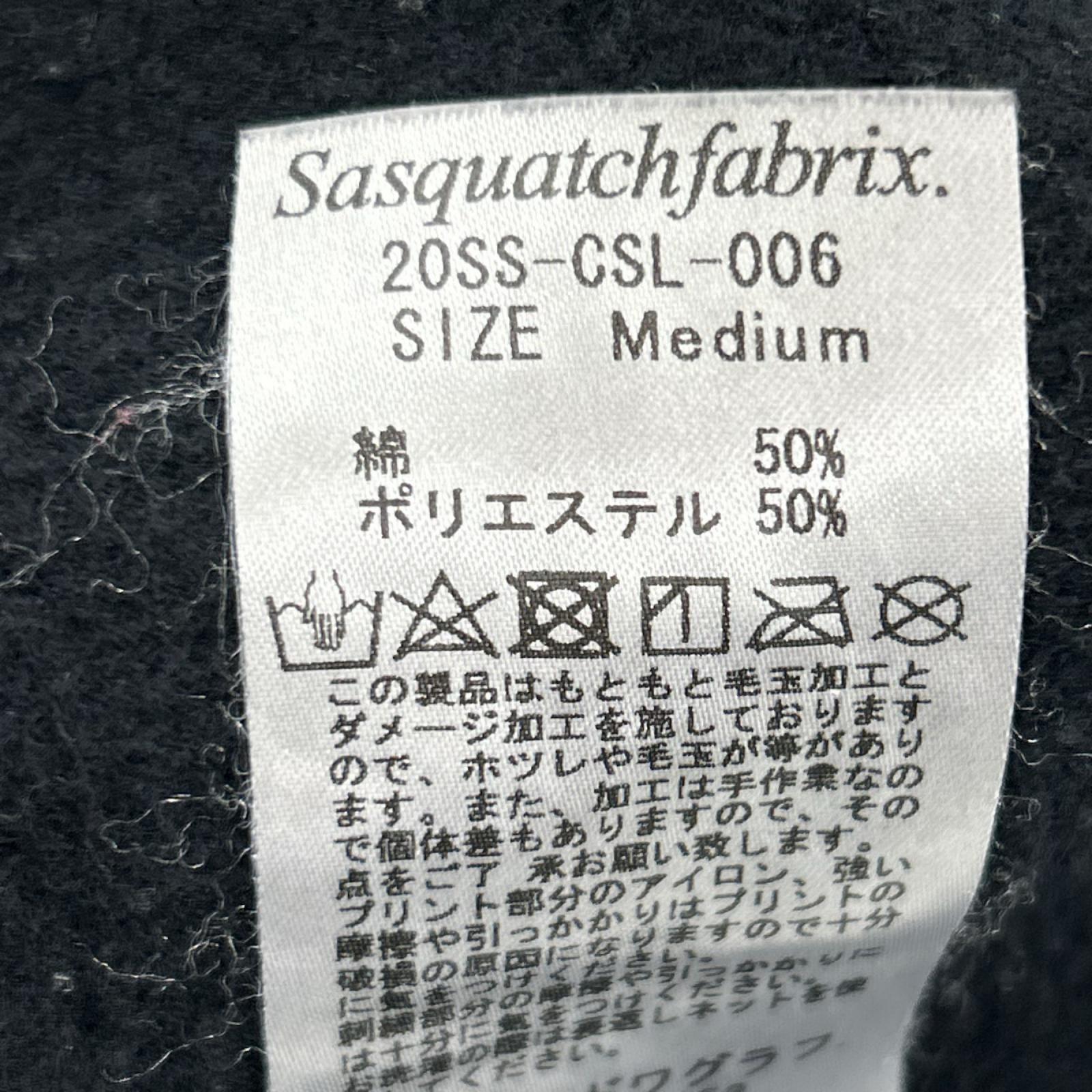スウェット 20SS ERAHERA SWEATSHIRT 黒 (M) M ブラック