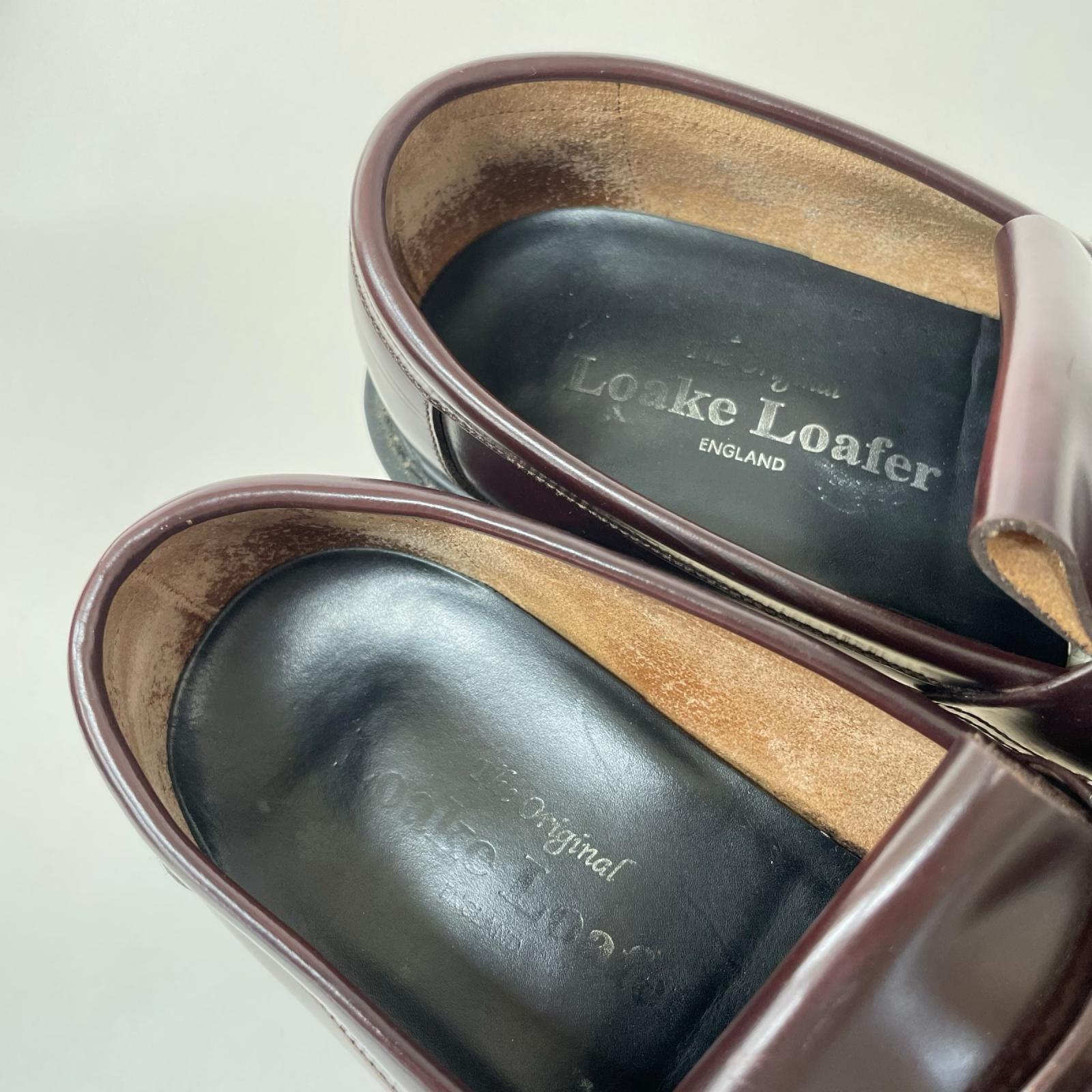 シューズ LOAKE LOAFER 623RT タッセルローファー (UK6E) ブラウン