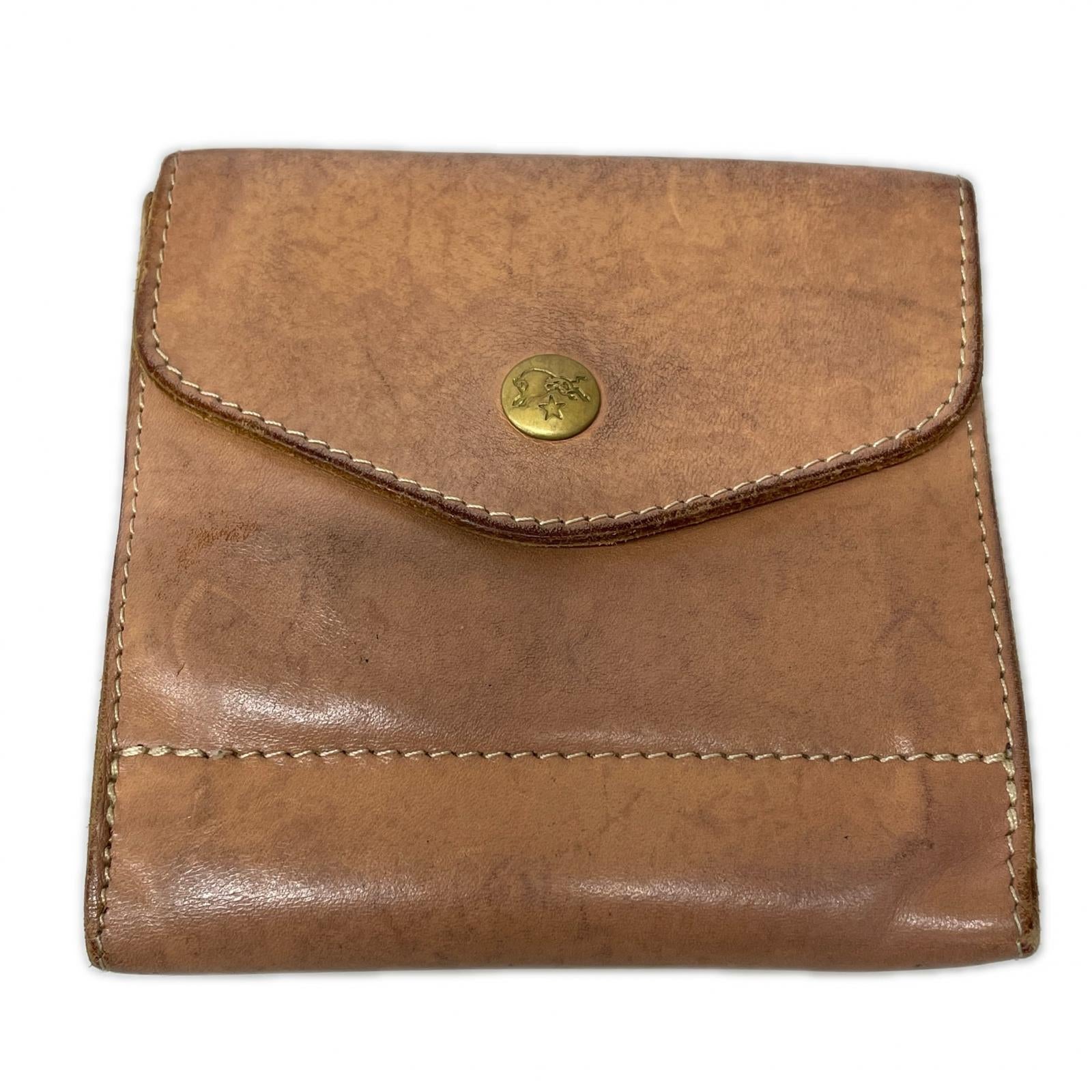 コンパクトウォレット Wanny Collection 財布 ベージュ