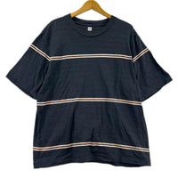 半袖Tシャツ C/NAPP Border Plain Tee 2 ブラック