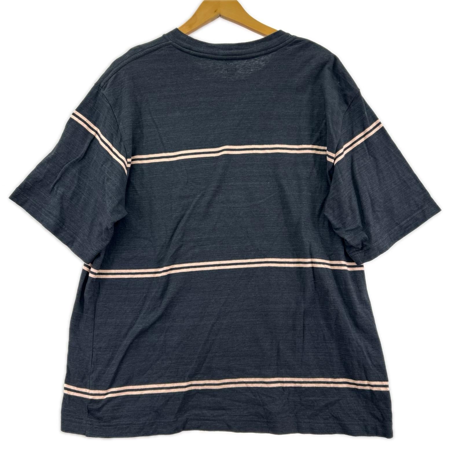 半袖Tシャツ C/NAPP Border Plain Tee 2 ブラック