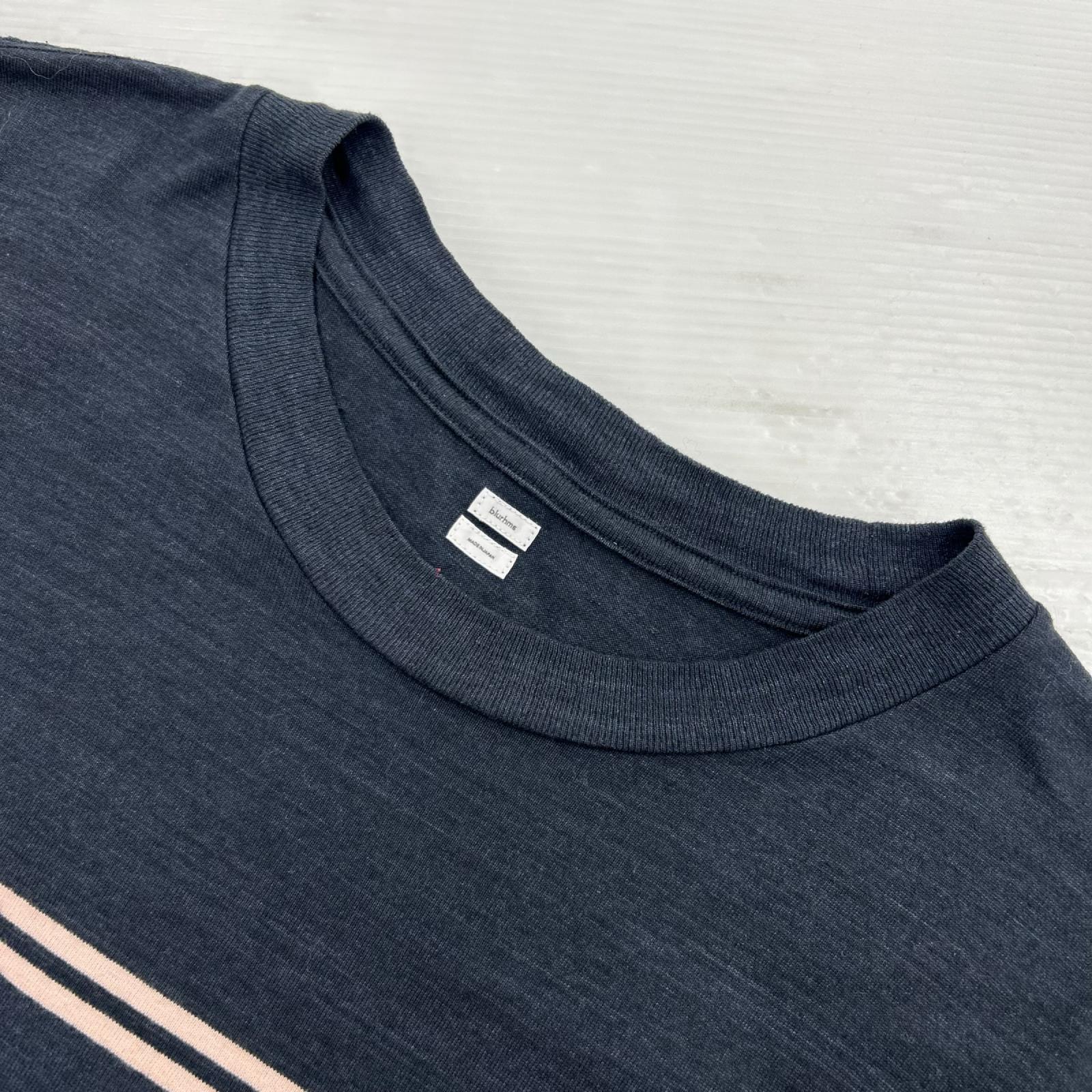 半袖Tシャツ C/NAPP Border Plain Tee 2 ブラック