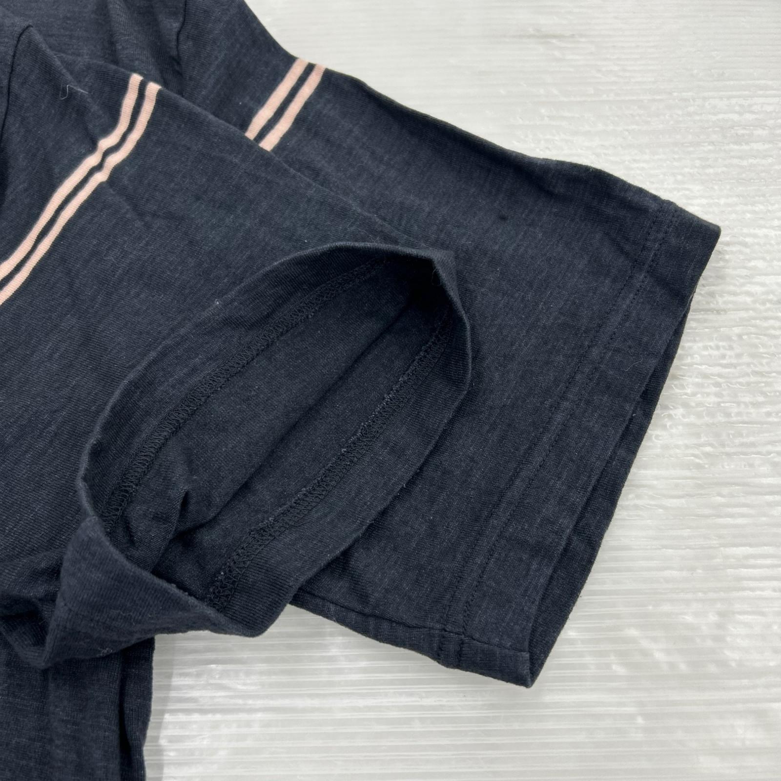 半袖Tシャツ C/NAPP Border Plain Tee 2 ブラック