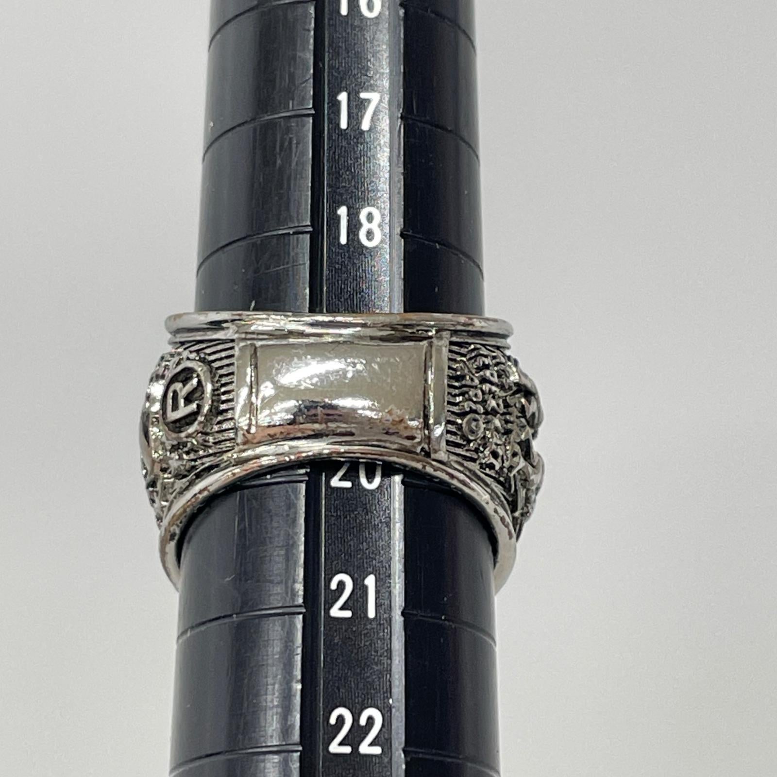 リング・指輪 BAPE COLLEGE RING APE HEAD シルバー